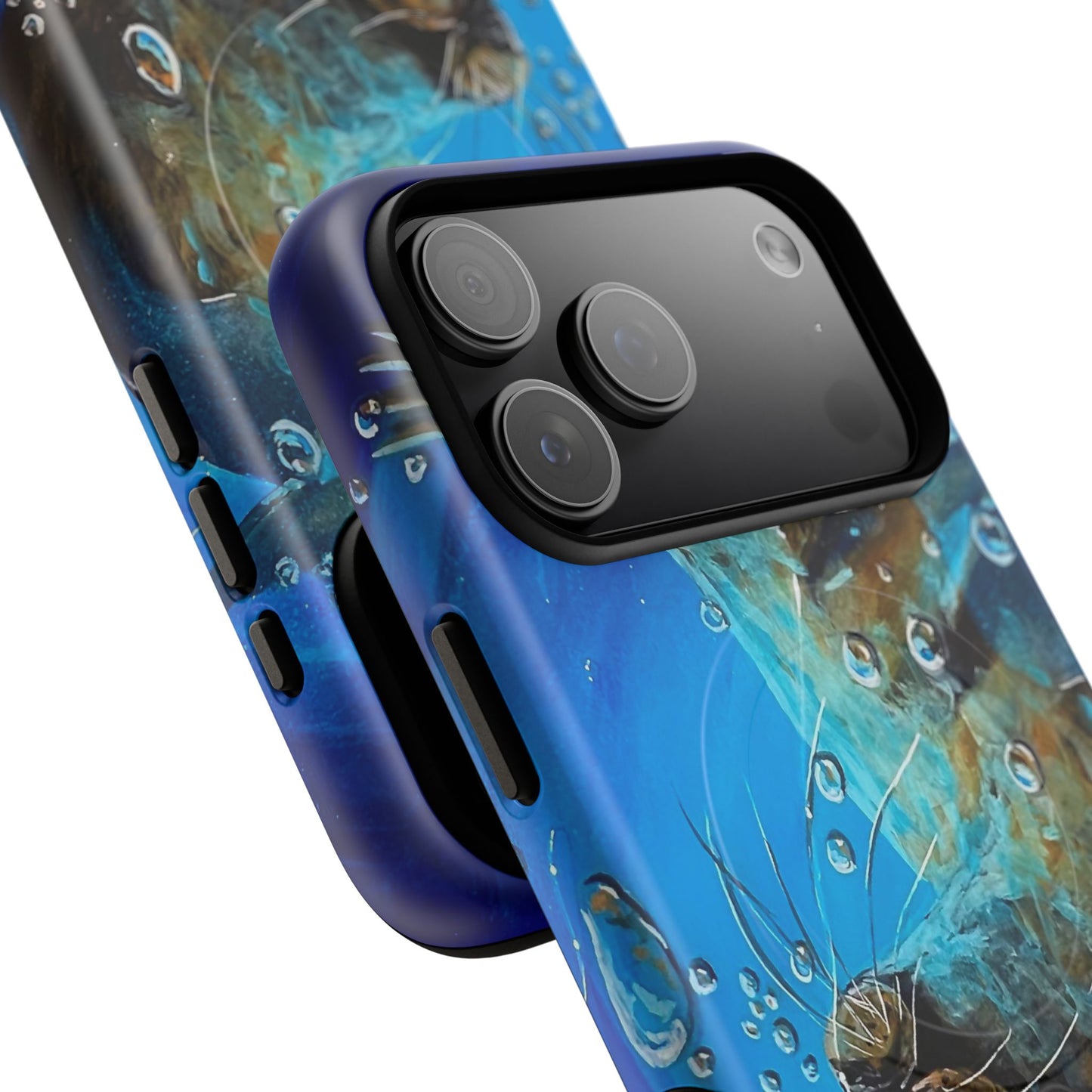 "Arthur" Sea Lion with Bubbles Tough Magnetic iPhone Case — Many sizes