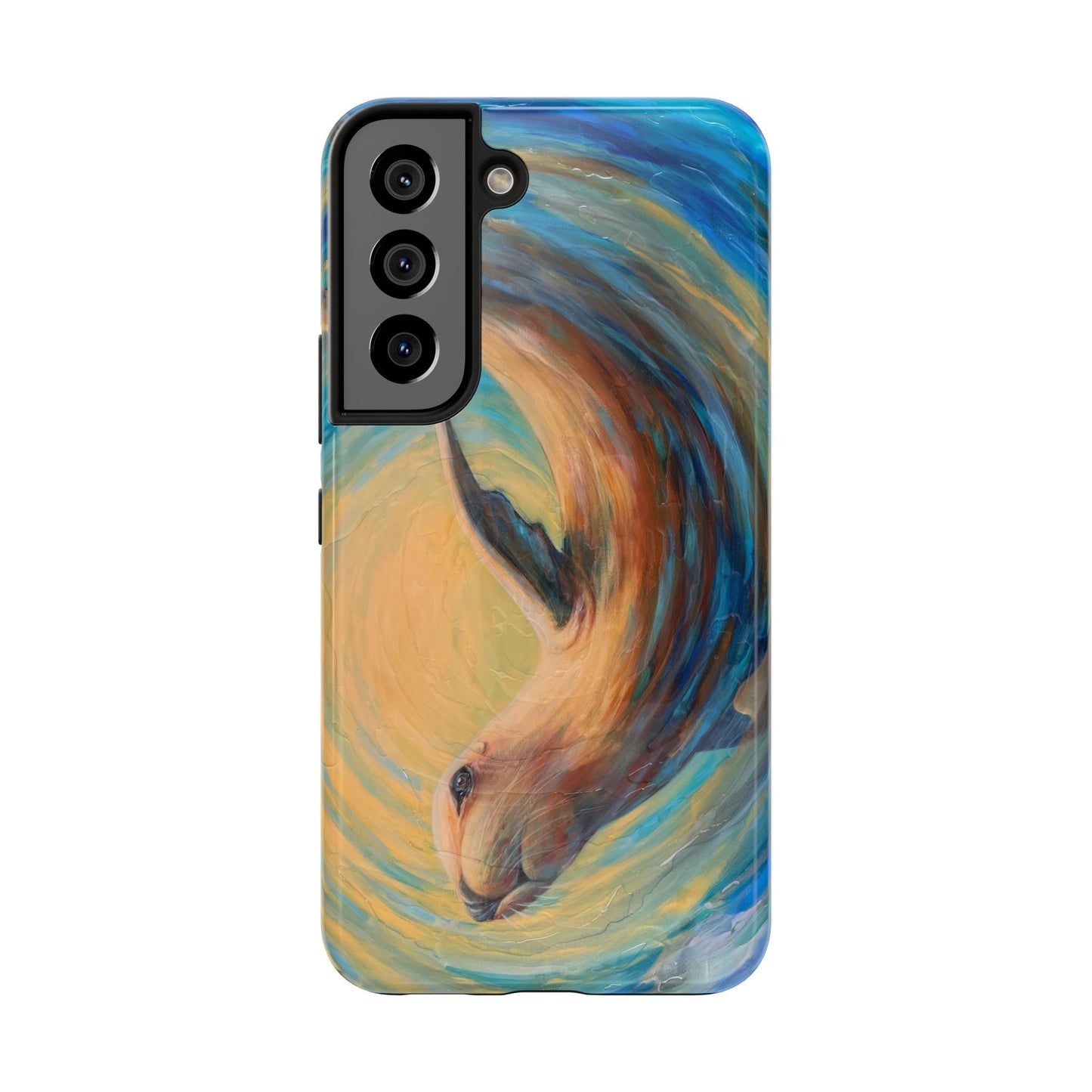 "Through Gilded Tides" Tough Galaxy Samsung Phone Cases Multiple Sizes
