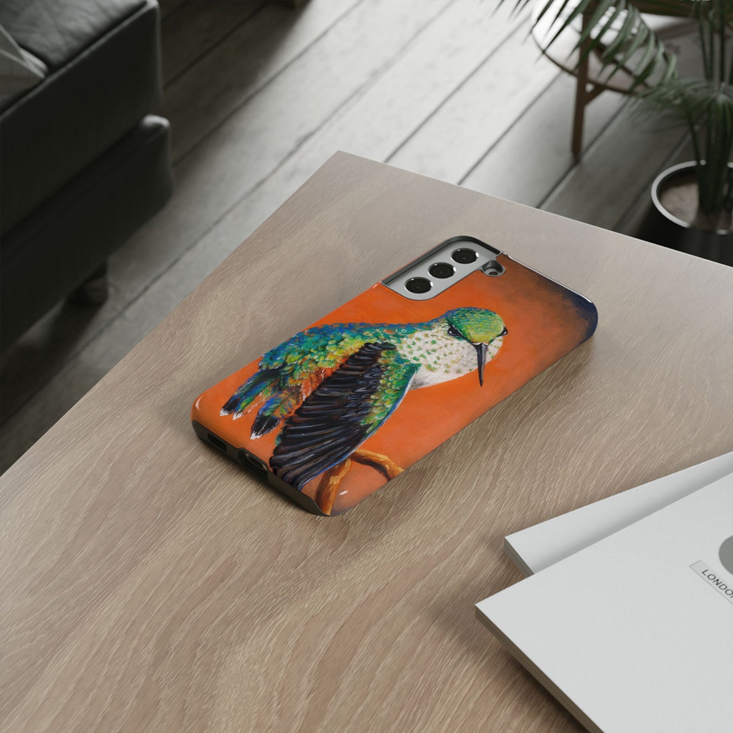 "Hummingbird Ballet" Art Samsung Galaxy Case Multiple Sizes — Colorful Protective Tough Case