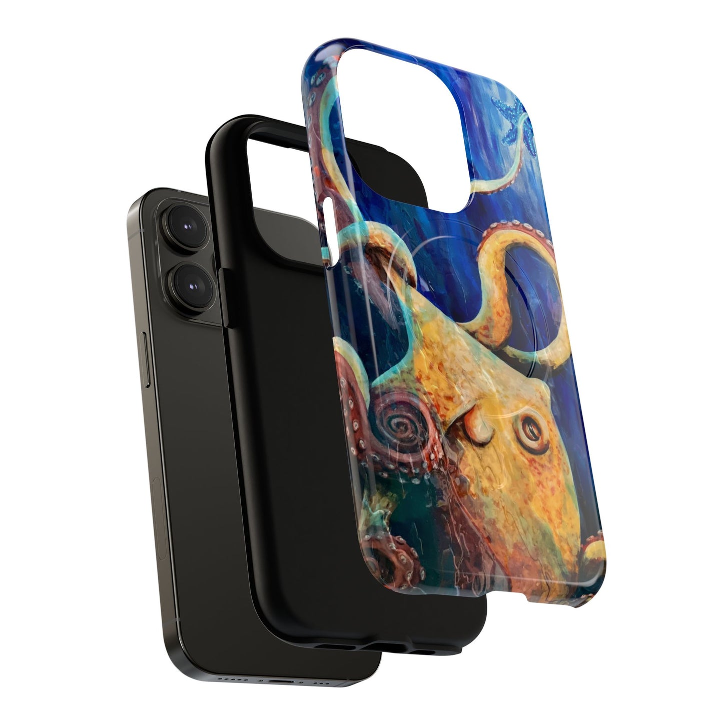"Starcatcher" Octopus Tough Magnetic iPhone Cases