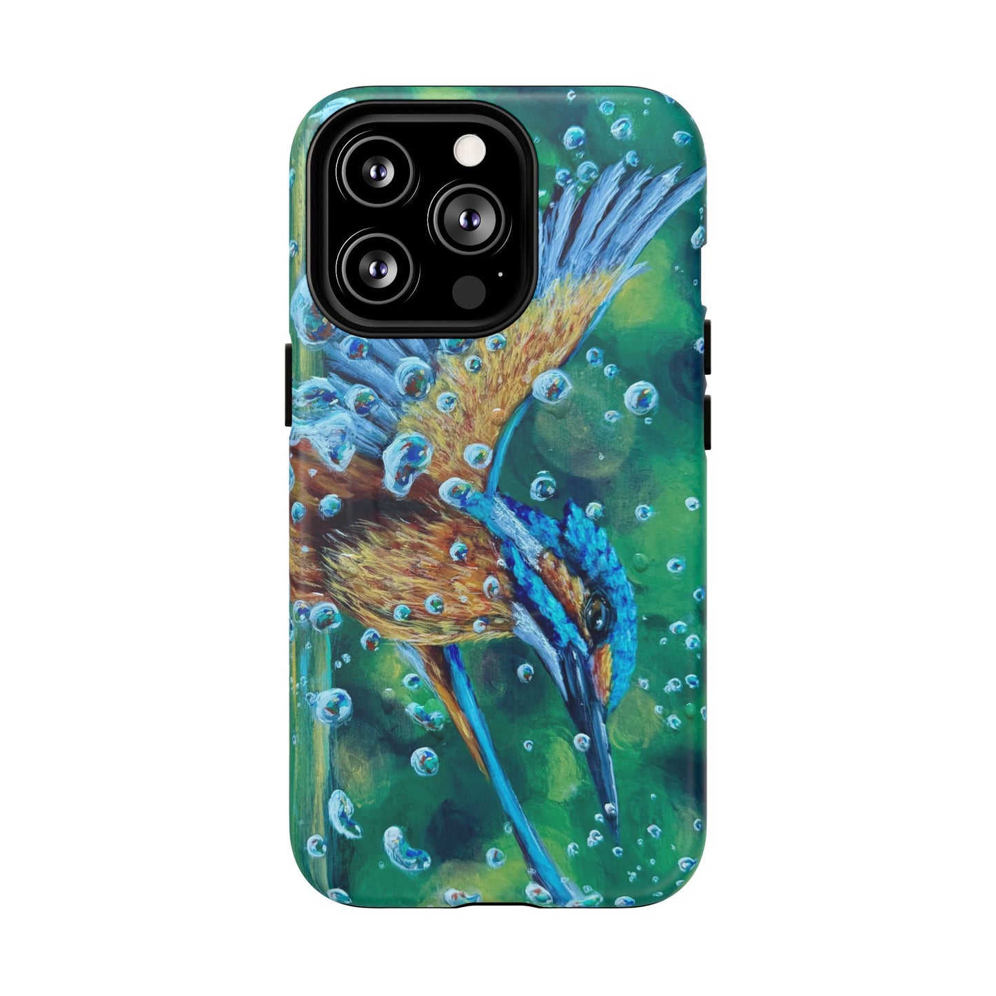 "Falling Up" Kingfisher iPhone Case Multiple Sizes — Tough Magnetic Protective iPhone Cover