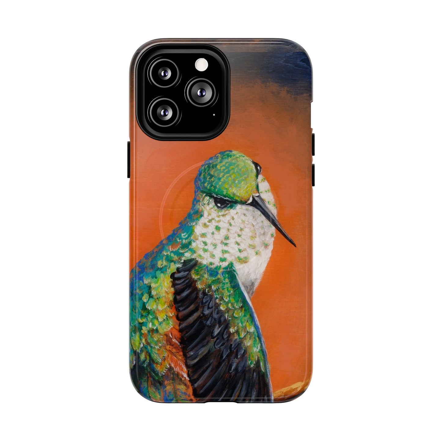"Hummingbird Ballet" Tough Magnetic iPhone Case Multiple Sizes