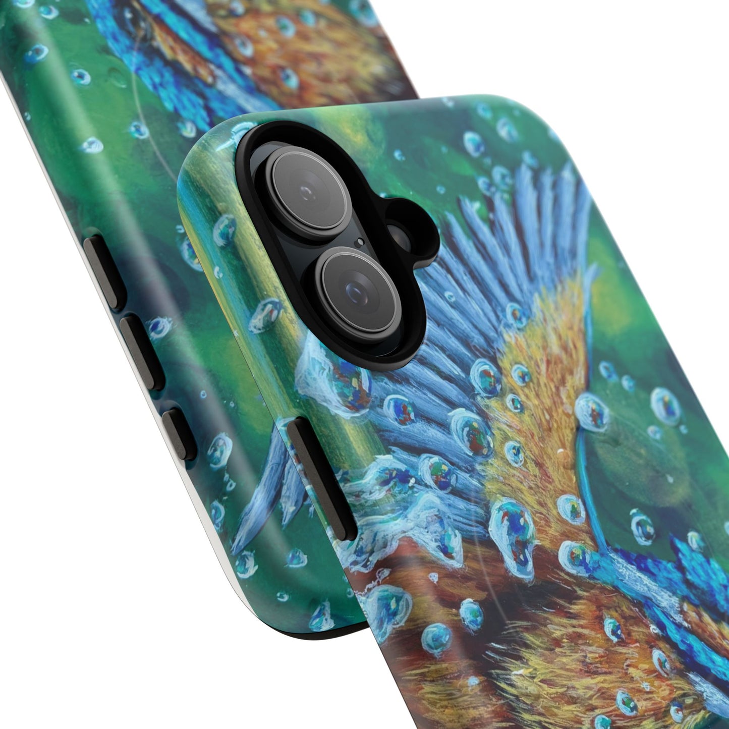 "Falling Up" Kingfisher iPhone Case Multiple Sizes — Tough Magnetic Protective iPhone Cover