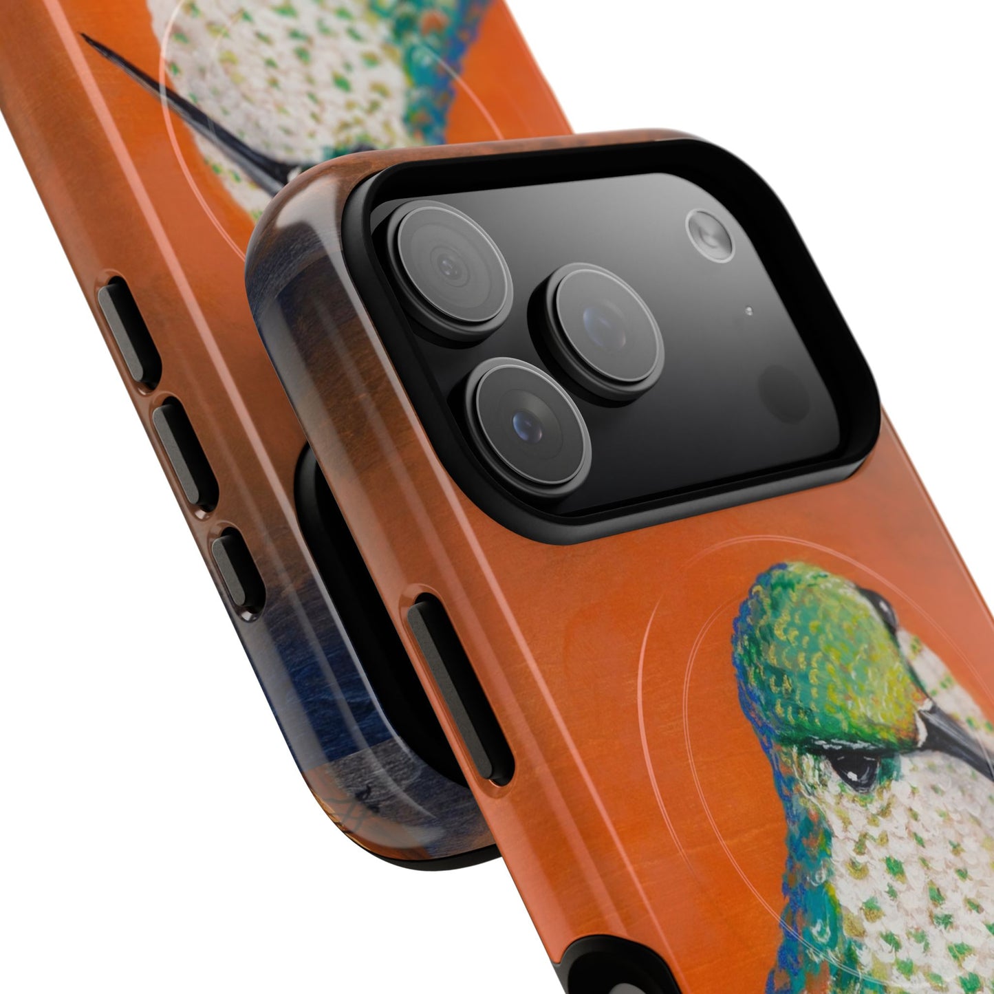 "Hummingbird Ballet" Tough Magnetic iPhone Case Multiple Sizes