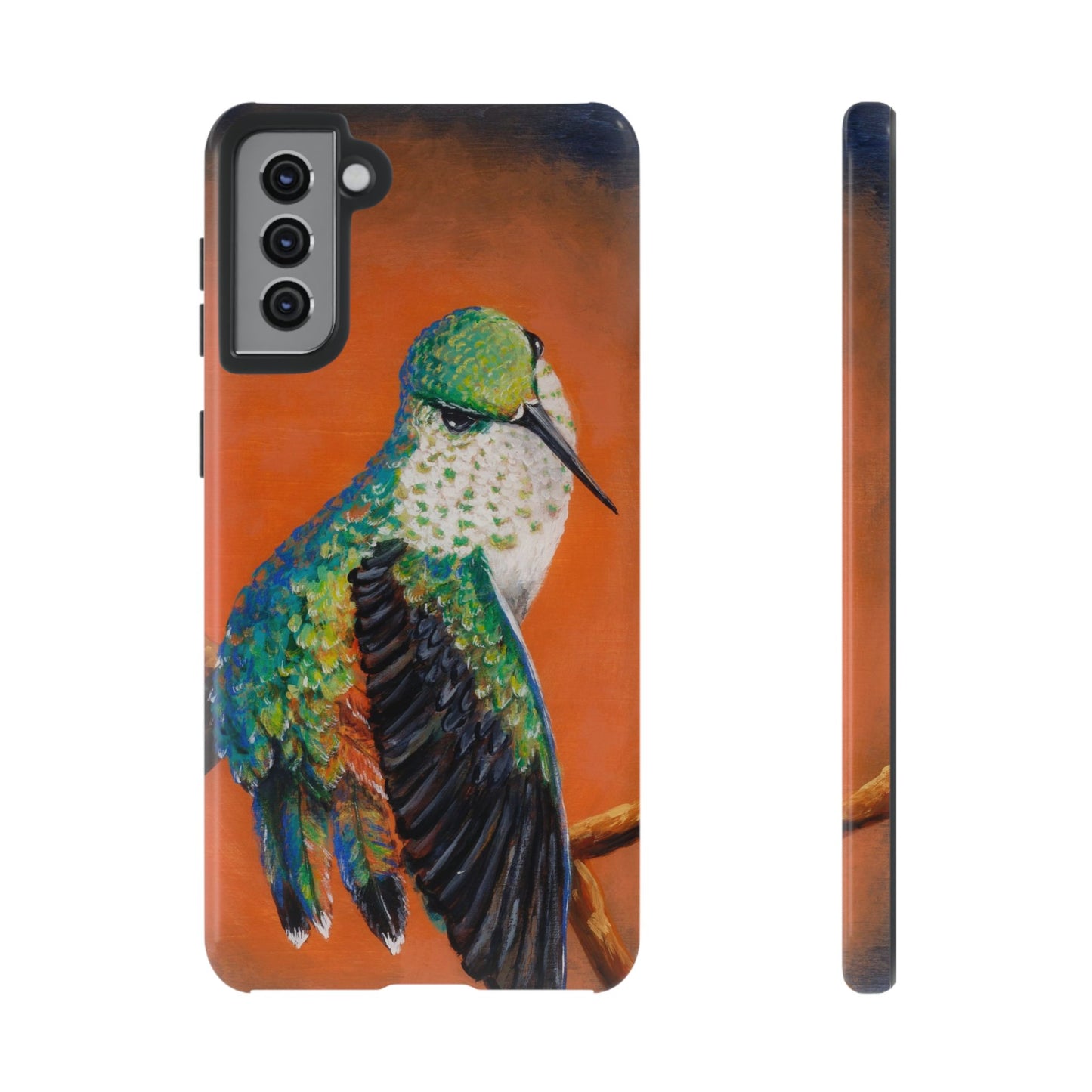 "Hummingbird Ballet" Art Samsung Galaxy Case Multiple Sizes — Colorful Protective Tough Case