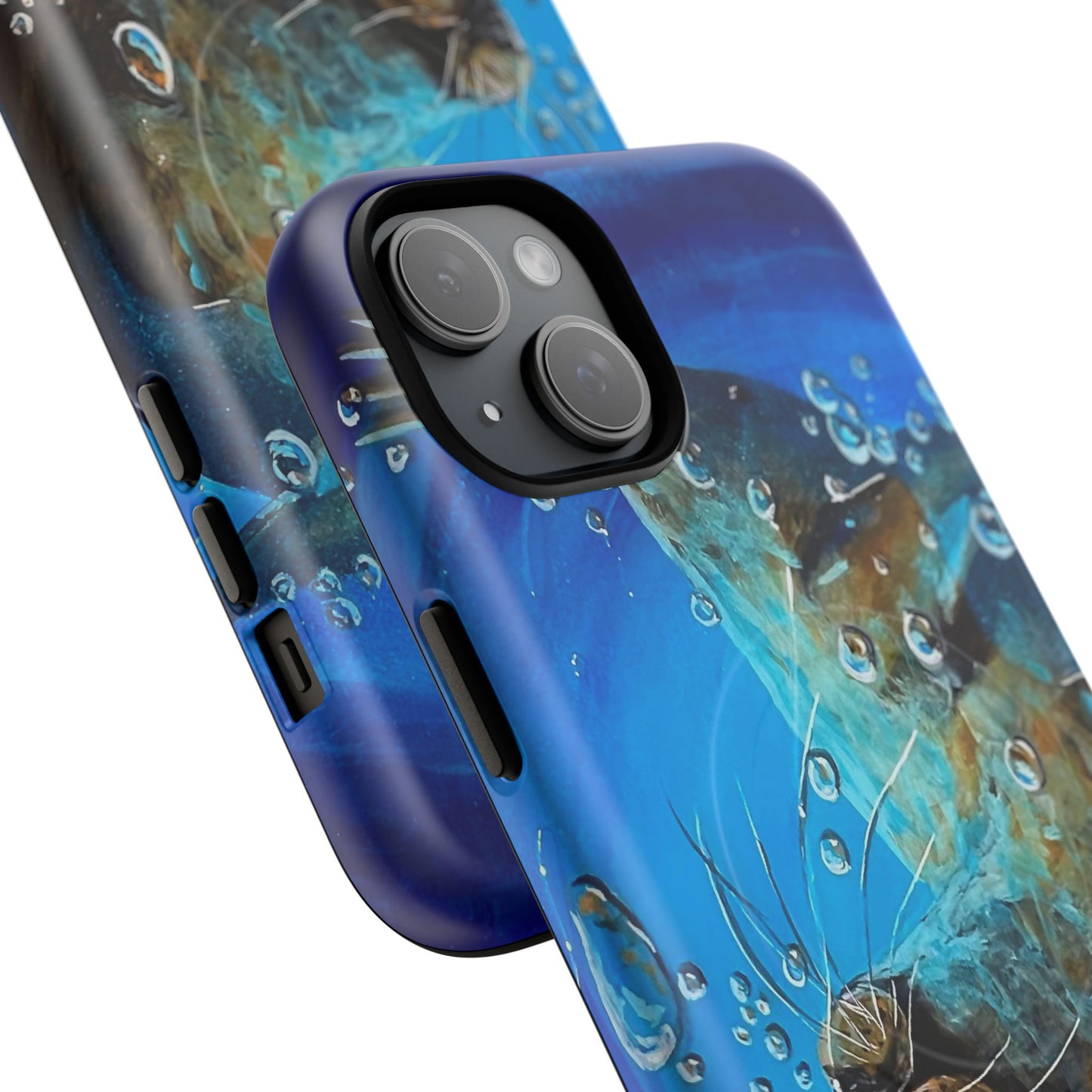 "Arthur" Sea Lion with Bubbles Tough Magnetic iPhone Case — Many sizes