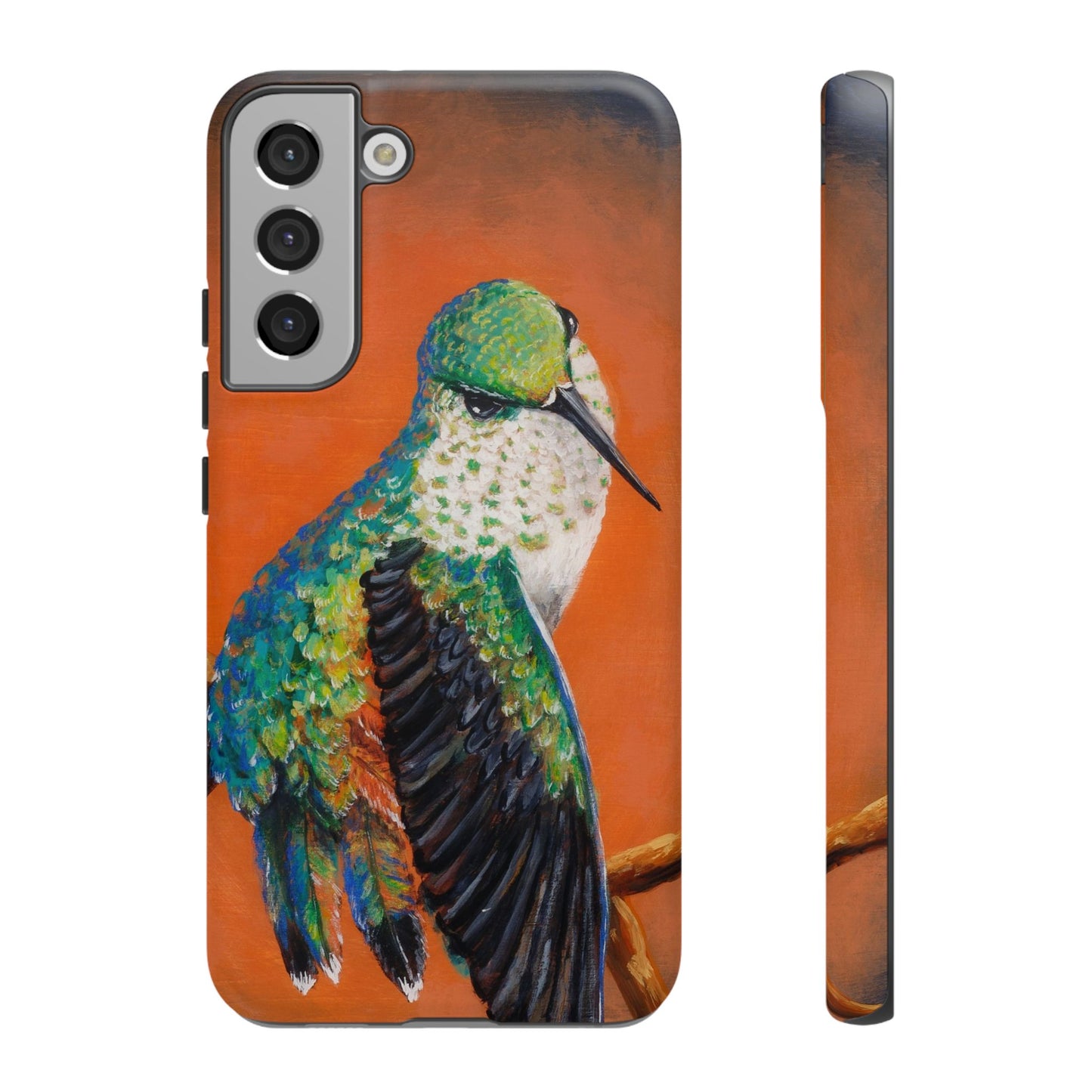 "Hummingbird Ballet" Art Samsung Galaxy Case Multiple Sizes — Colorful Protective Tough Case