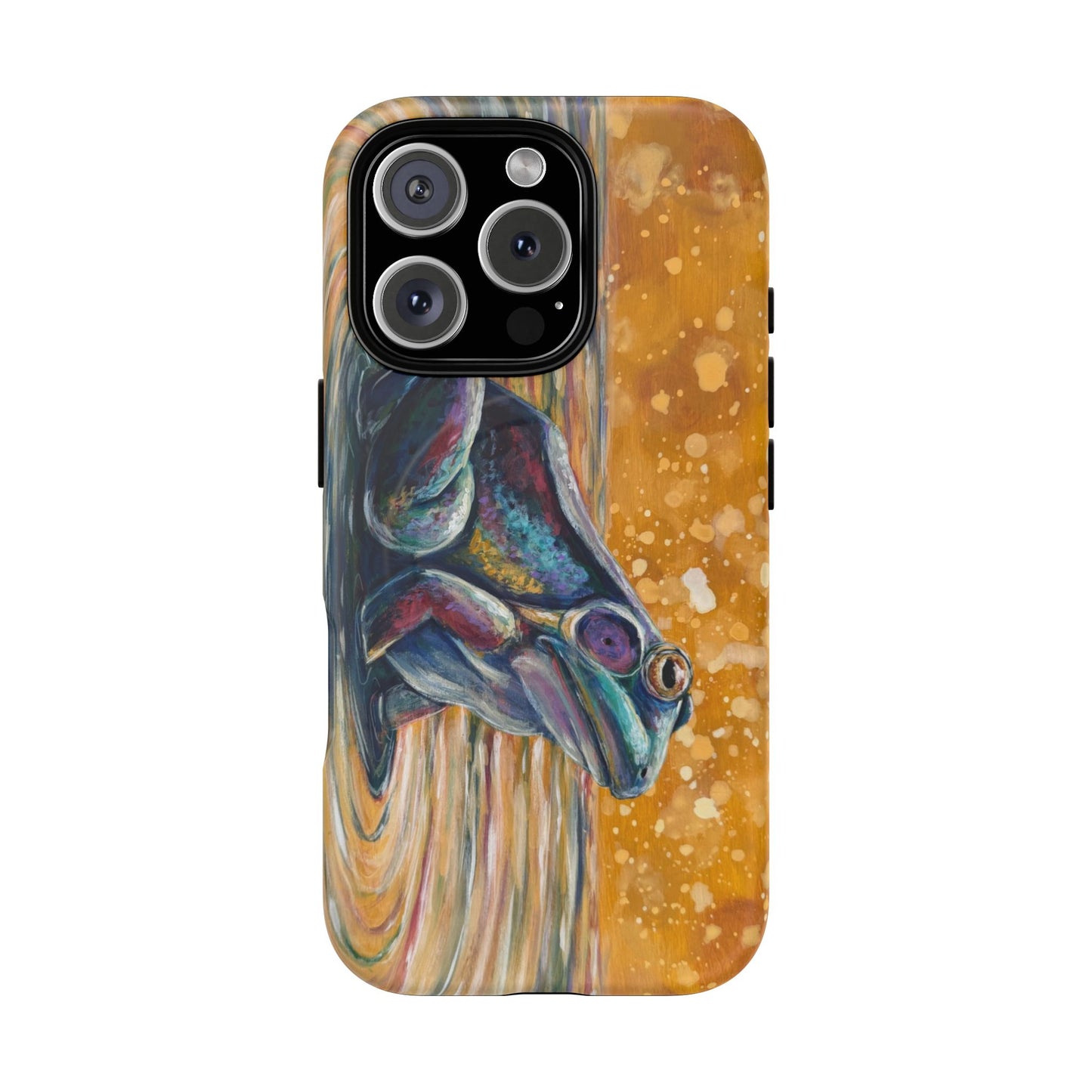 "Make a Ripple" iPhone Case - Colorful Frog Art Magnetic Tough Case