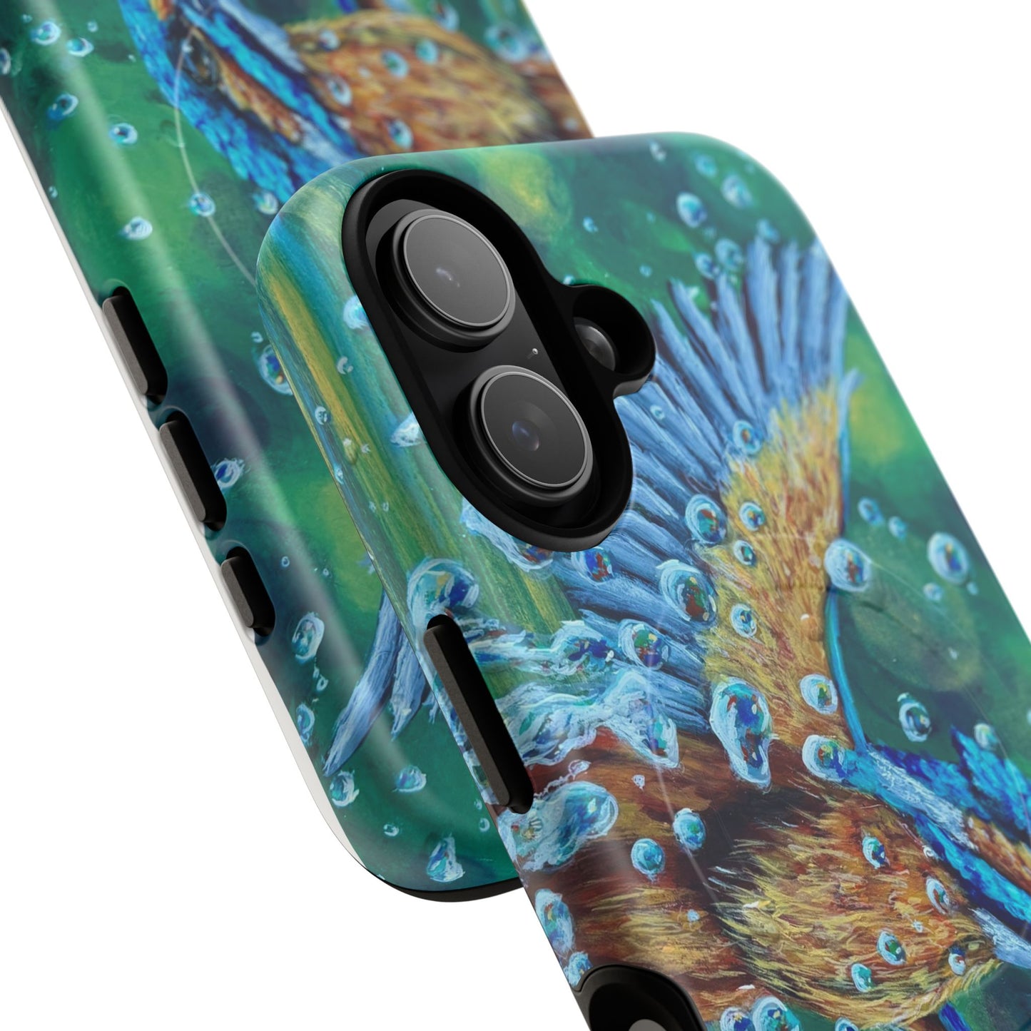 "Falling Up" Kingfisher iPhone Case Multiple Sizes — Tough Magnetic Protective iPhone Cover