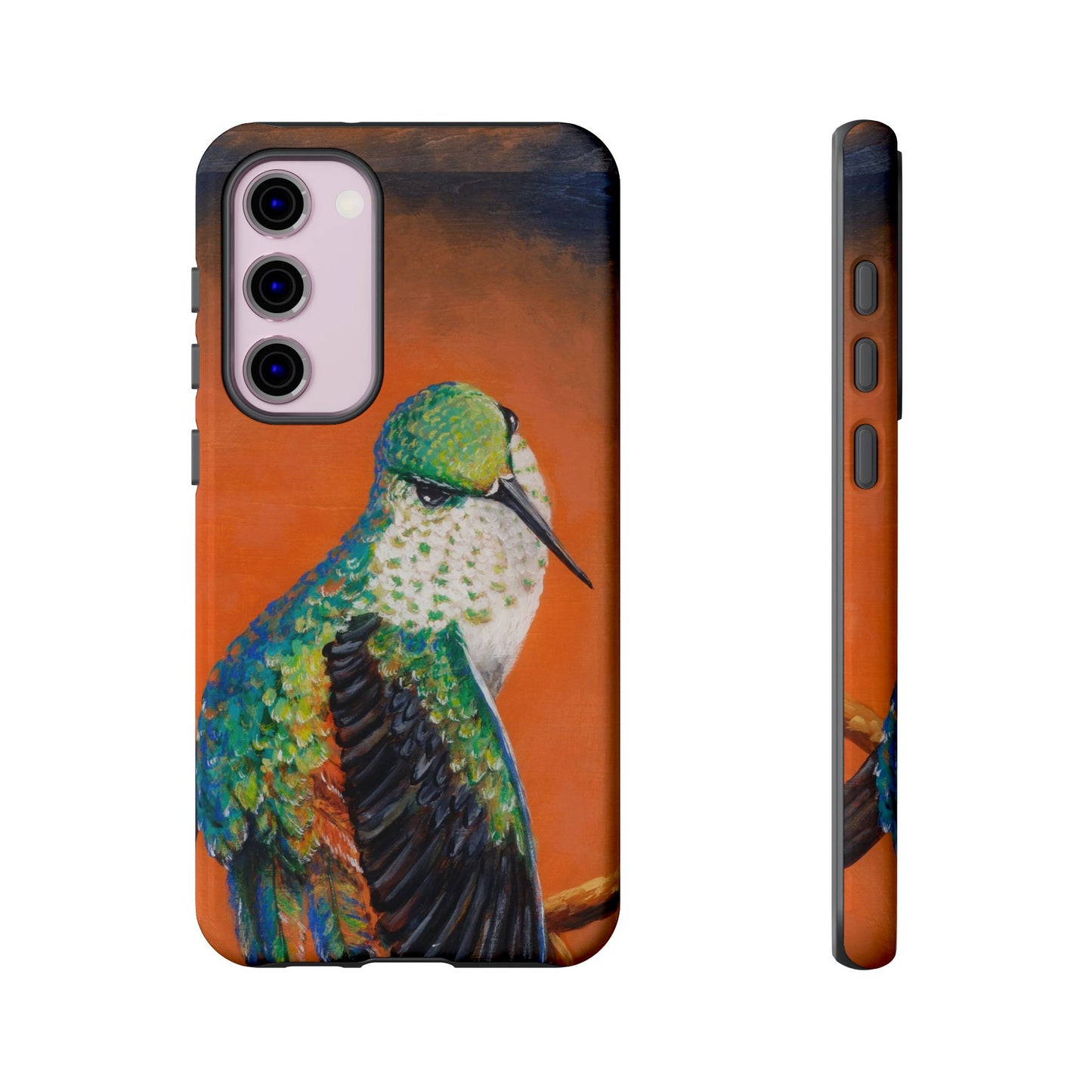 "Hummingbird Ballet" Art Samsung Galaxy Case Multiple Sizes — Colorful Protective Tough Case