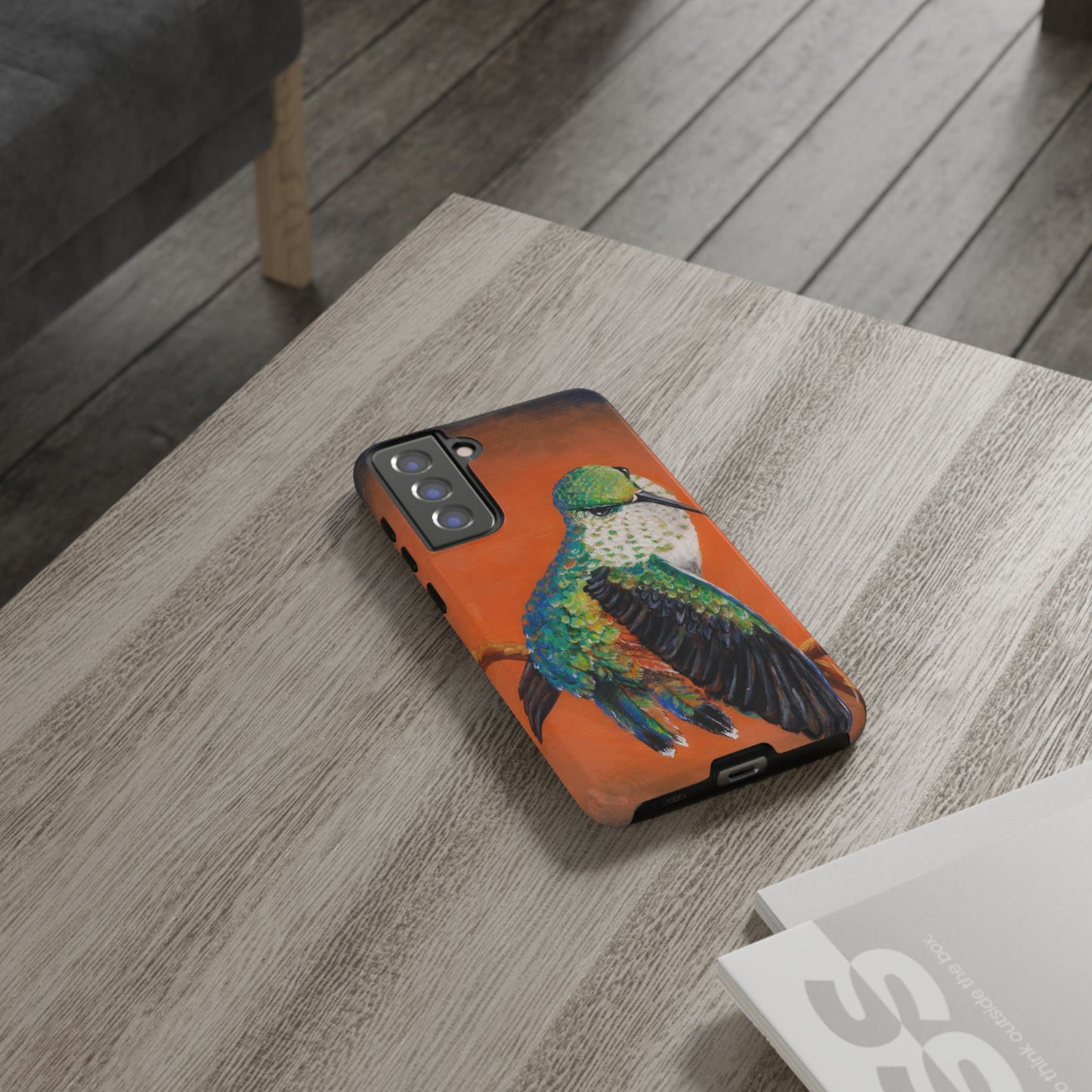 "Hummingbird Ballet" Art Samsung Galaxy Case Multiple Sizes — Colorful Protective Tough Case