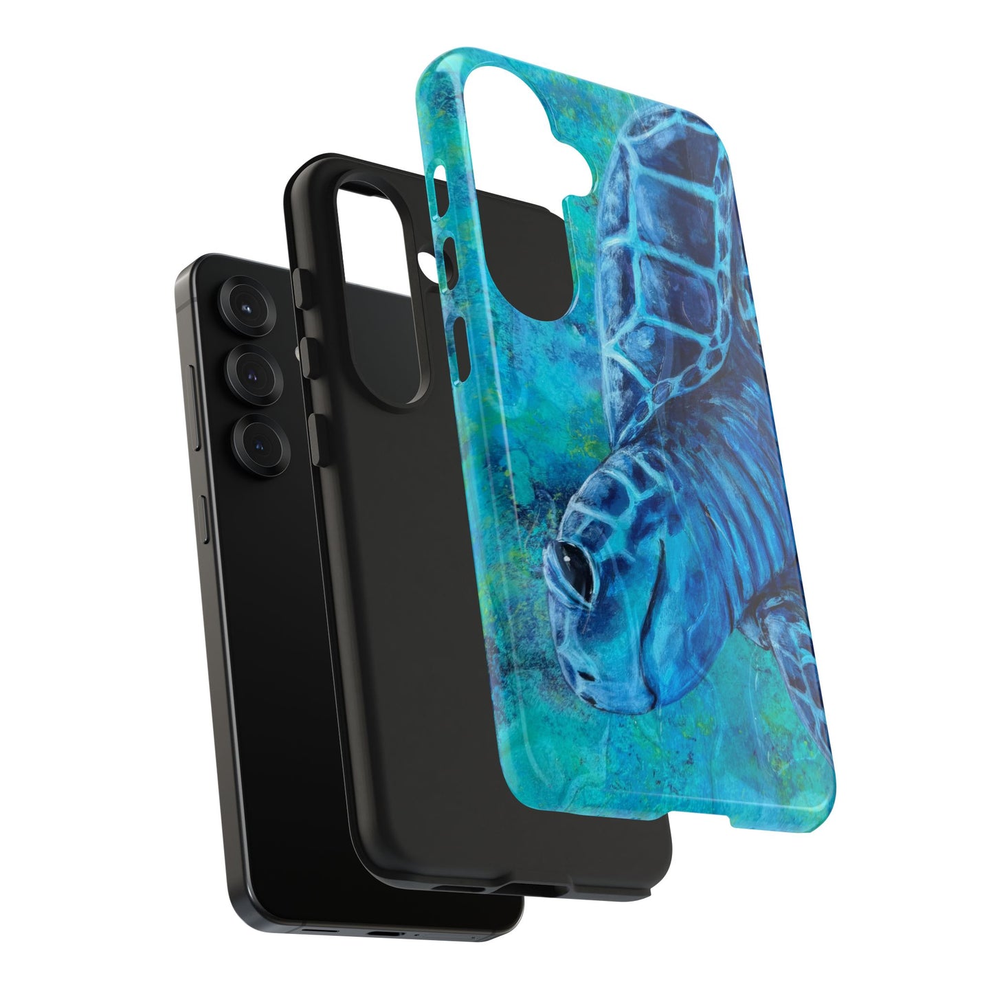 "Rufus" Sea Turtle Tough Samsung Galaxy Phone Case Multiple Sizes — Blue Ocean Protective Phone Cover