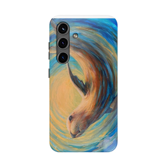 "Through Gilded Tides" Tough Galaxy Samsung Phone Cases Multiple Sizes