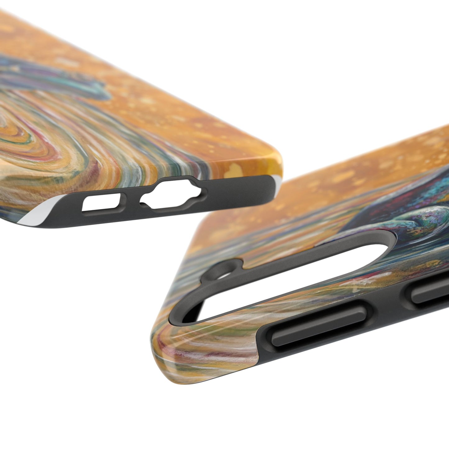 "Make a Ripple" Tough Samsung Galaxy Phone Case — Colorful Frog Art Protective Cover