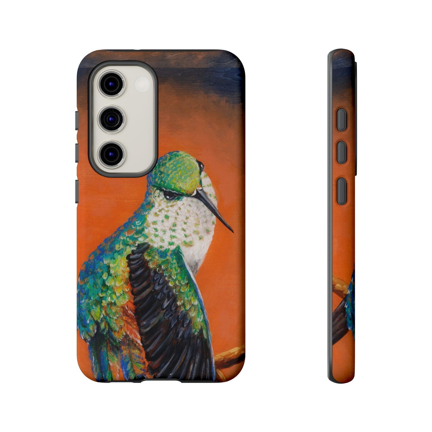 "Hummingbird Ballet" Art Samsung Galaxy Case Multiple Sizes — Colorful Protective Tough Case