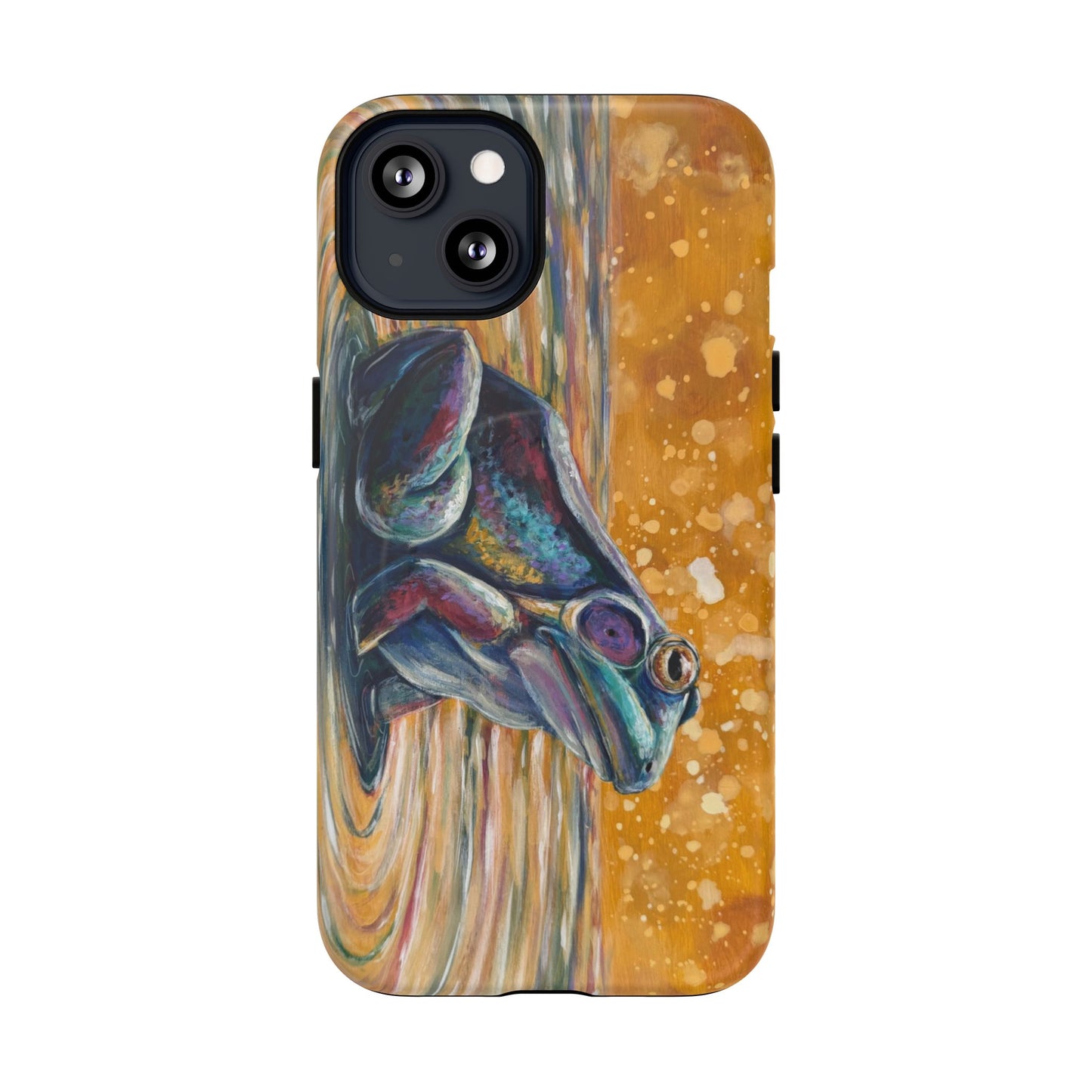 "Make a Ripple" iPhone Case - Colorful Frog Art Magnetic Tough Case