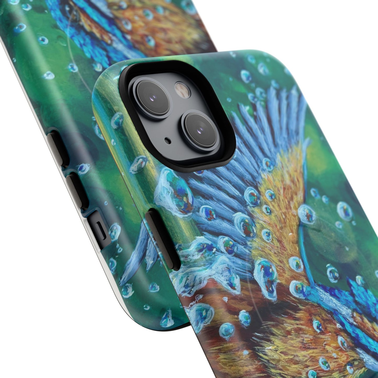 "Falling Up" Kingfisher iPhone Case Multiple Sizes — Tough Magnetic Protective iPhone Cover