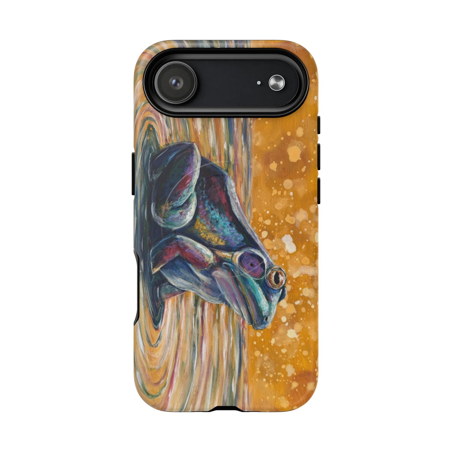 "Make a Ripple" iPhone Case - Colorful Frog Art Magnetic Tough Case