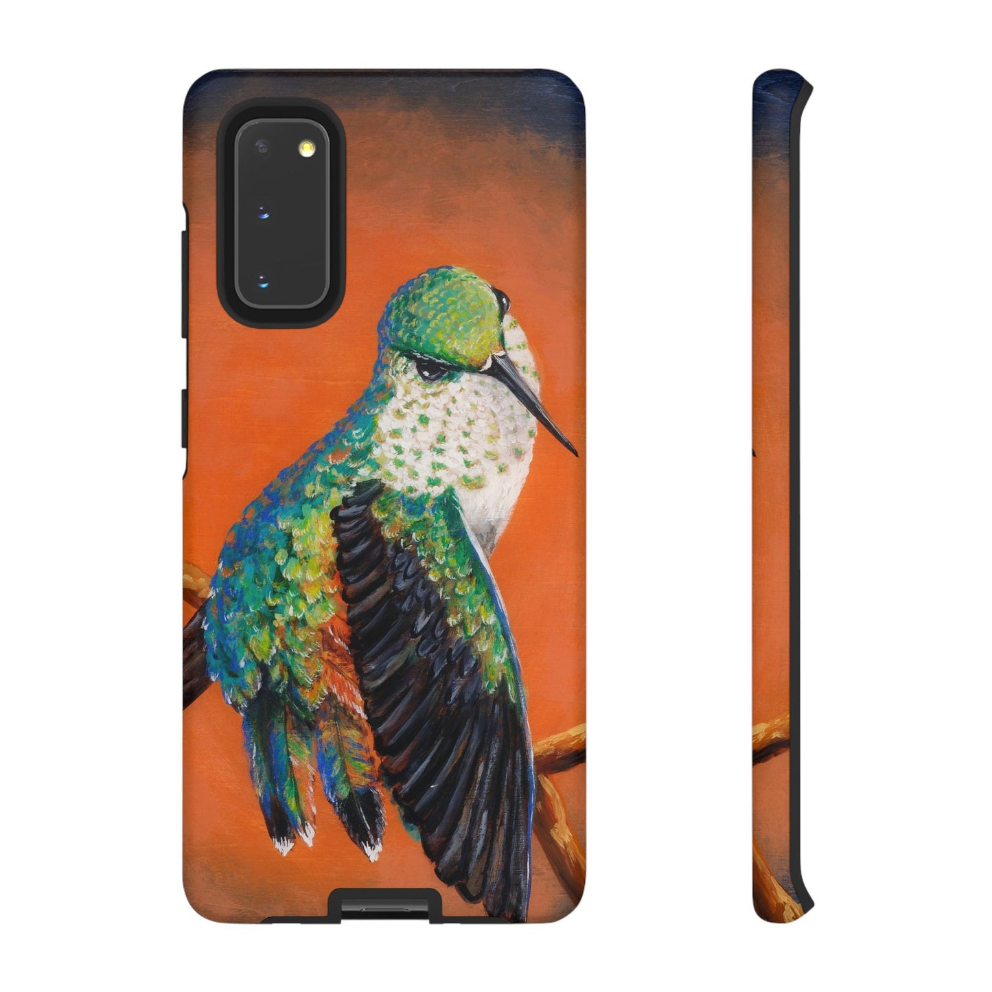 "Hummingbird Ballet" Art Samsung Galaxy Case Multiple Sizes — Colorful Protective Tough Case