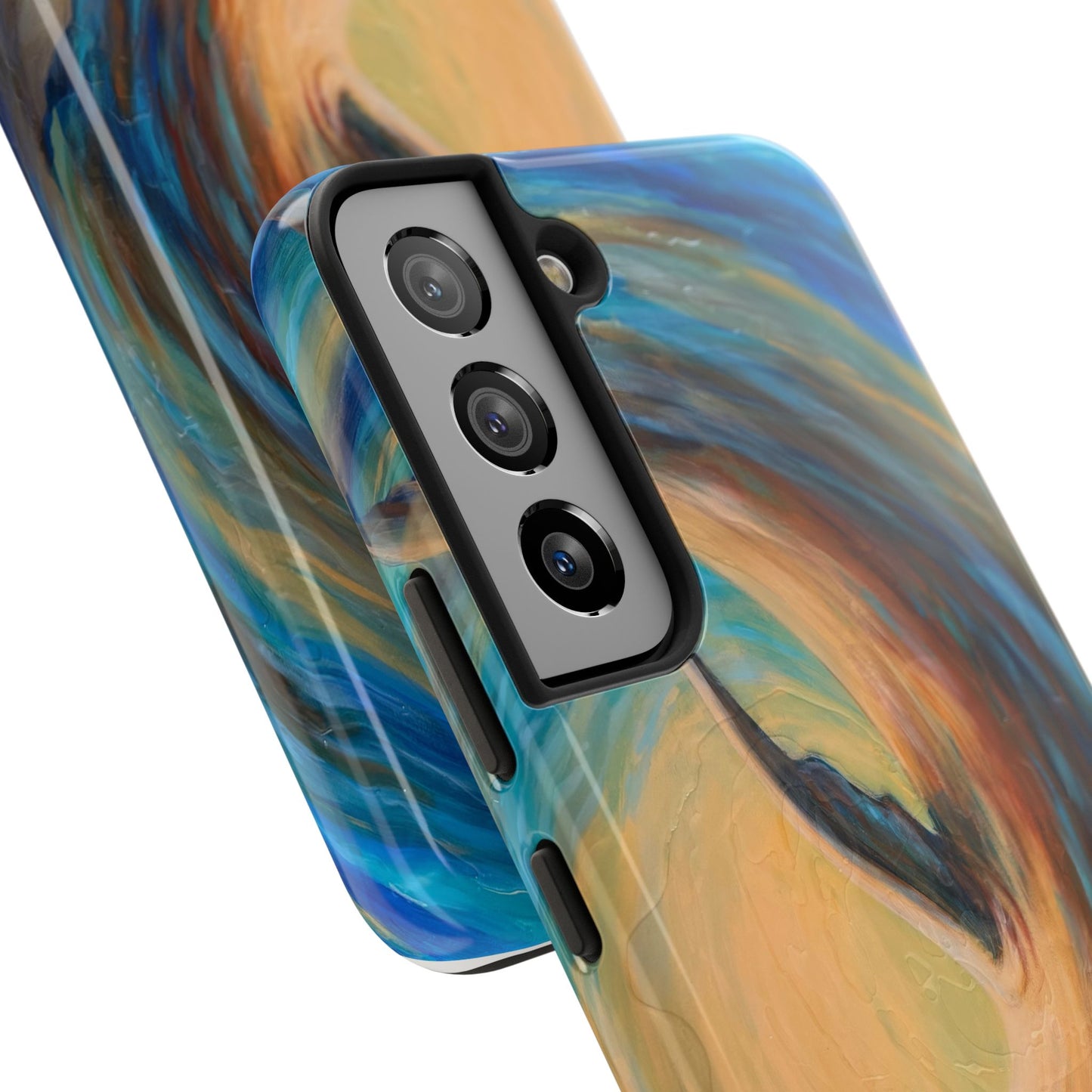 "Through Gilded Tides" Tough Galaxy Samsung Phone Cases Multiple Sizes