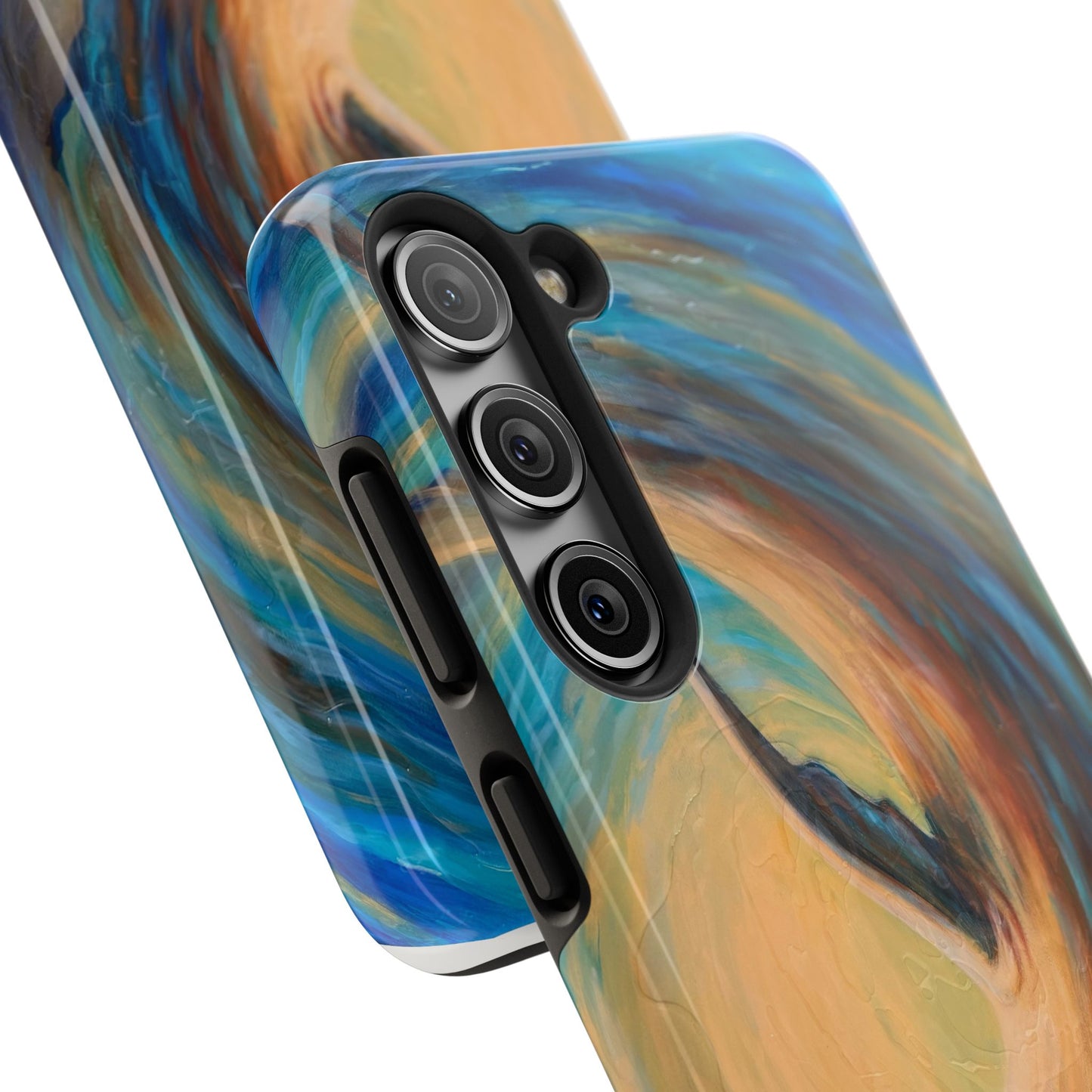 "Through Gilded Tides" Tough Galaxy Samsung Phone Cases Multiple Sizes