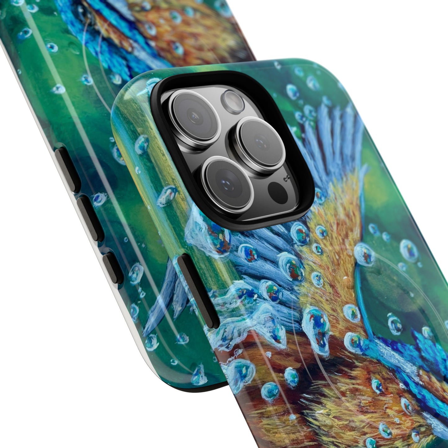 "Falling Up" Kingfisher iPhone Case Multiple Sizes — Tough Magnetic Protective iPhone Cover