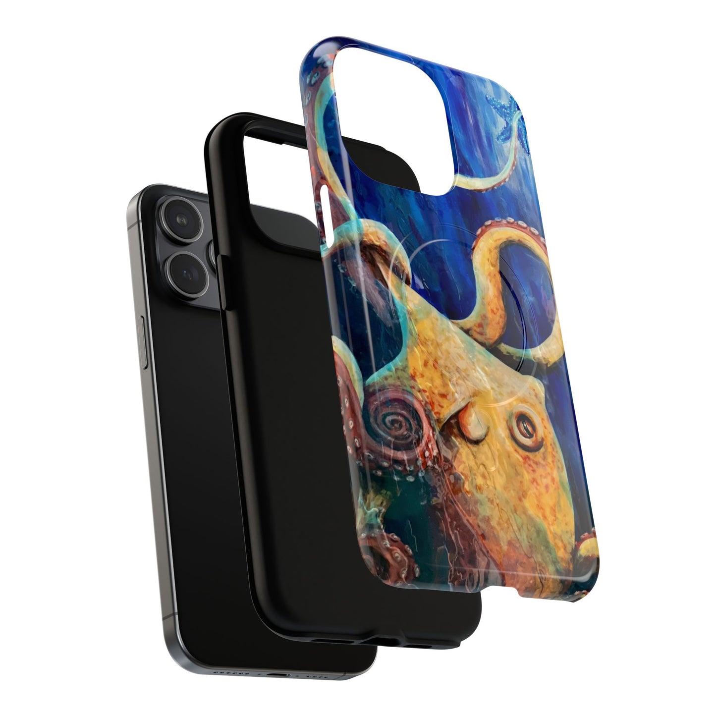 "Starcatcher" Octopus Tough Magnetic iPhone Cases