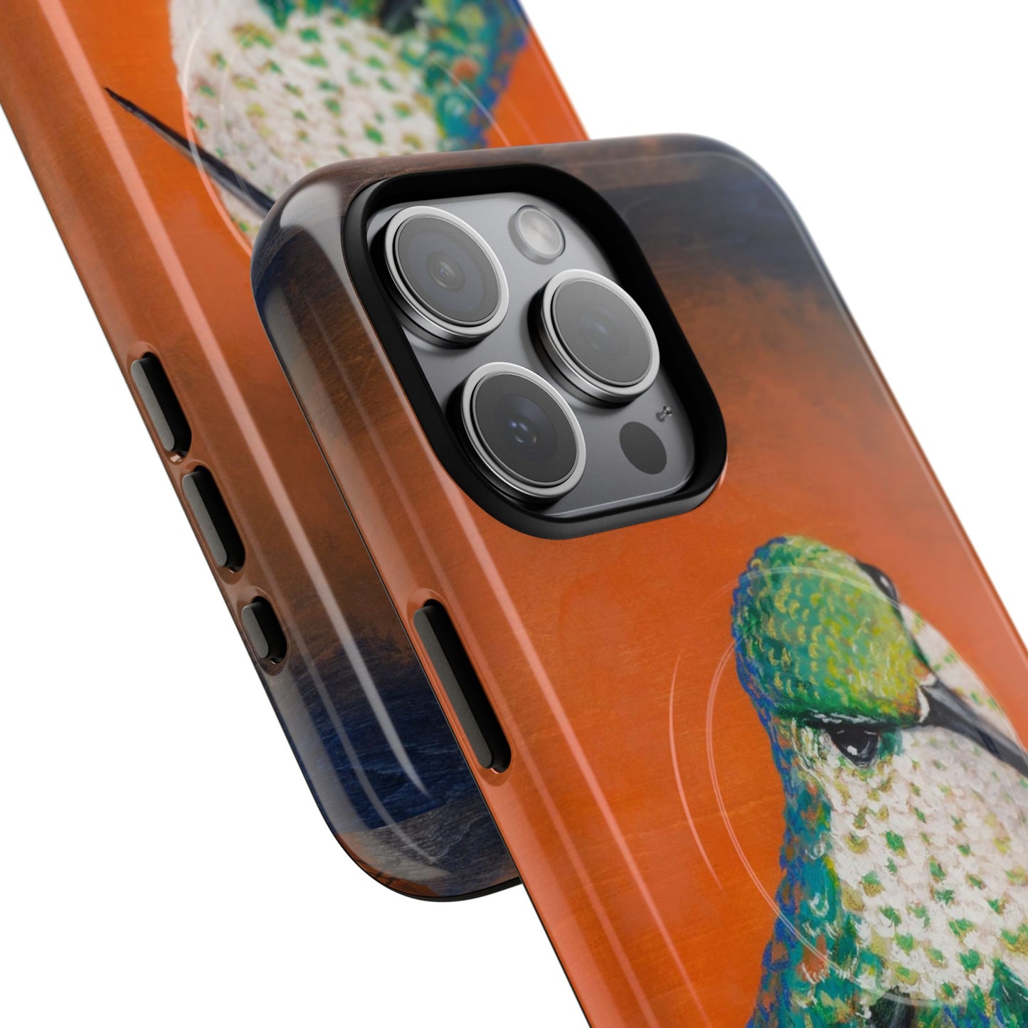"Hummingbird Ballet" Tough Magnetic iPhone Case Multiple Sizes