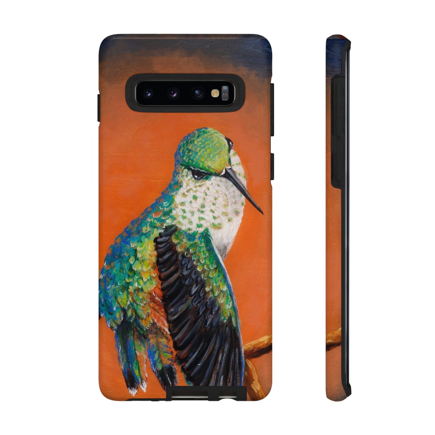 "Hummingbird Ballet" Art Samsung Galaxy Case Multiple Sizes — Colorful Protective Tough Case