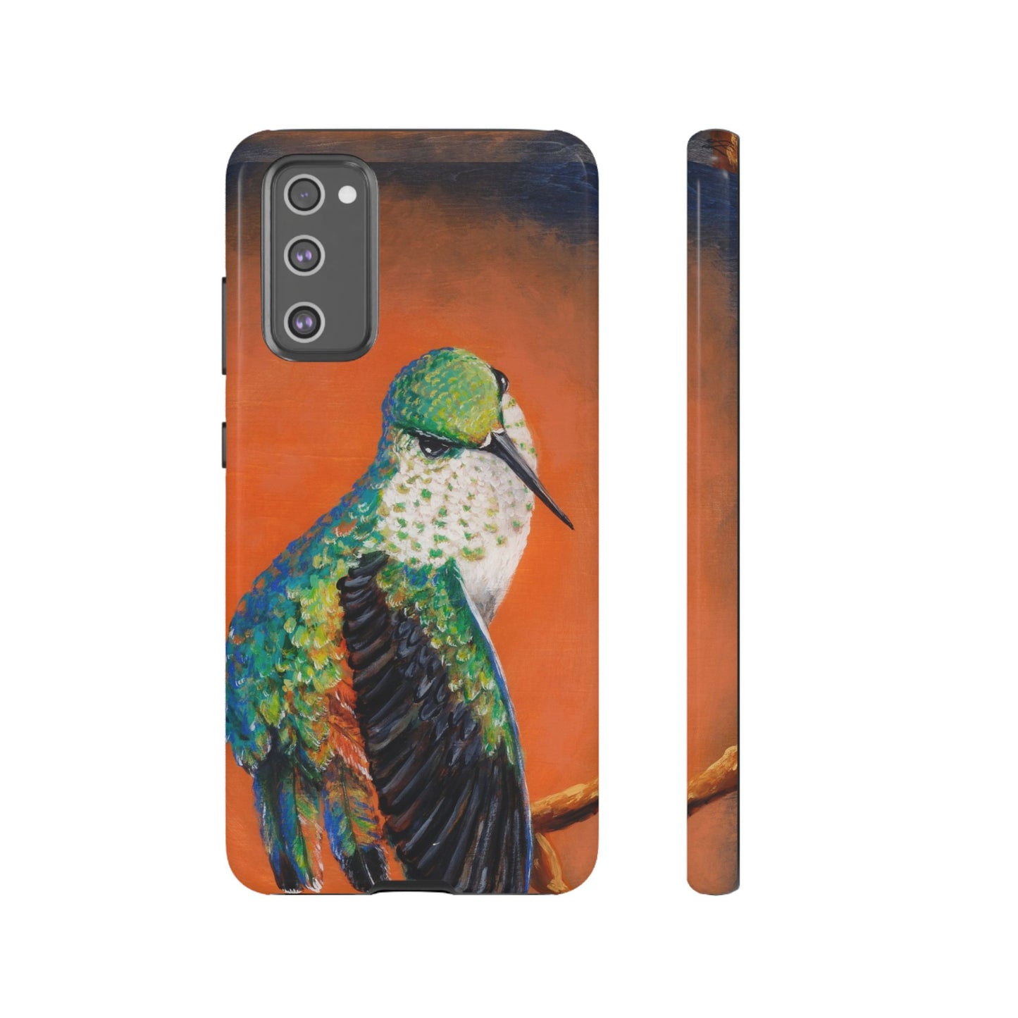"Hummingbird Ballet" Art Samsung Galaxy Case Multiple Sizes — Colorful Protective Tough Case