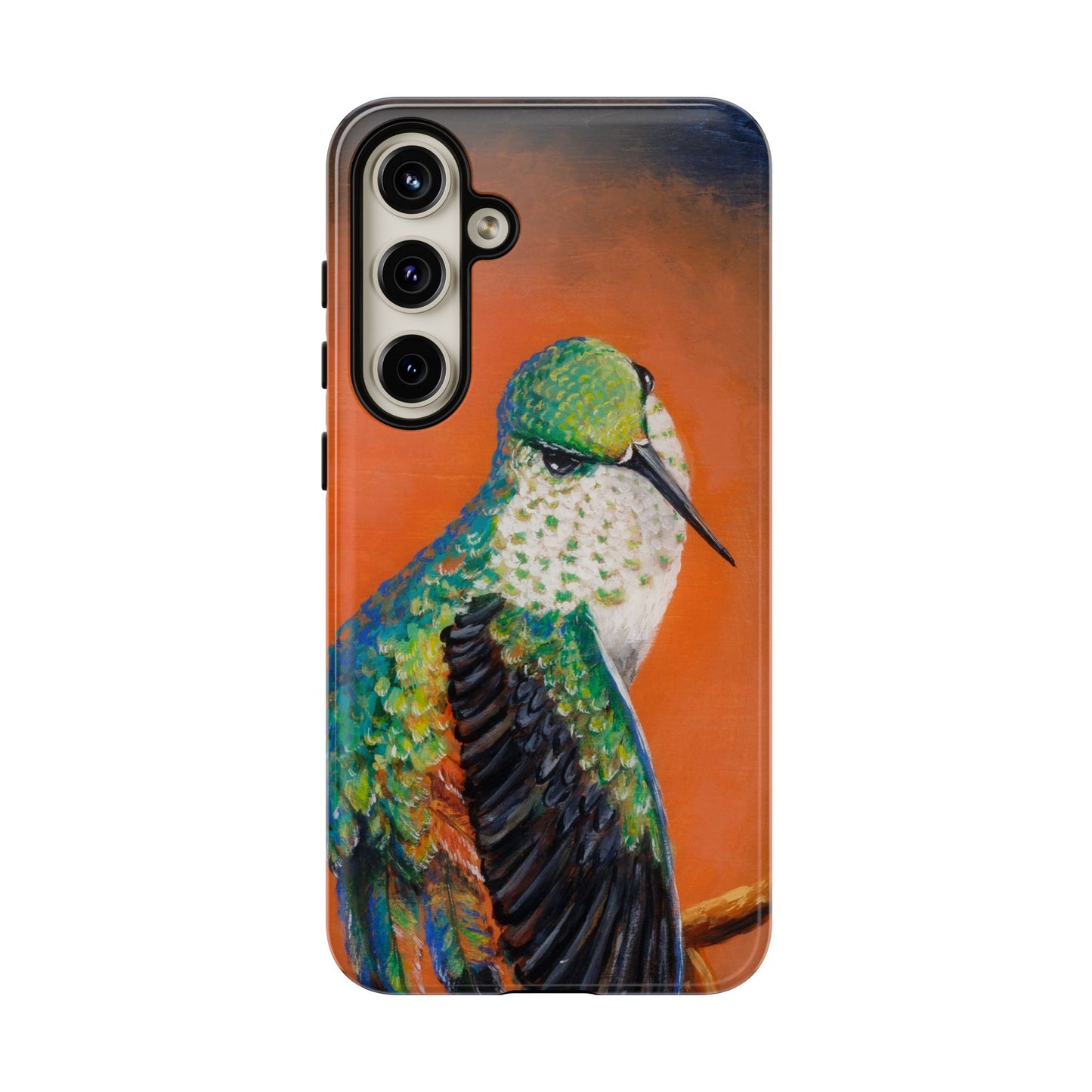 "Hummingbird Ballet" Art Samsung Galaxy Case Multiple Sizes — Colorful Protective Tough Case
