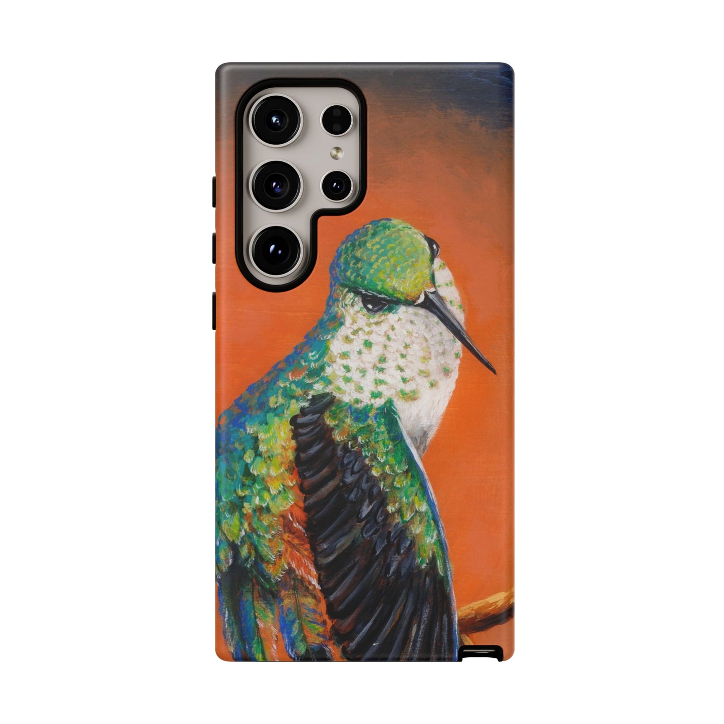 "Hummingbird Ballet" Art Samsung Galaxy Case Multiple Sizes — Colorful Protective Tough Case