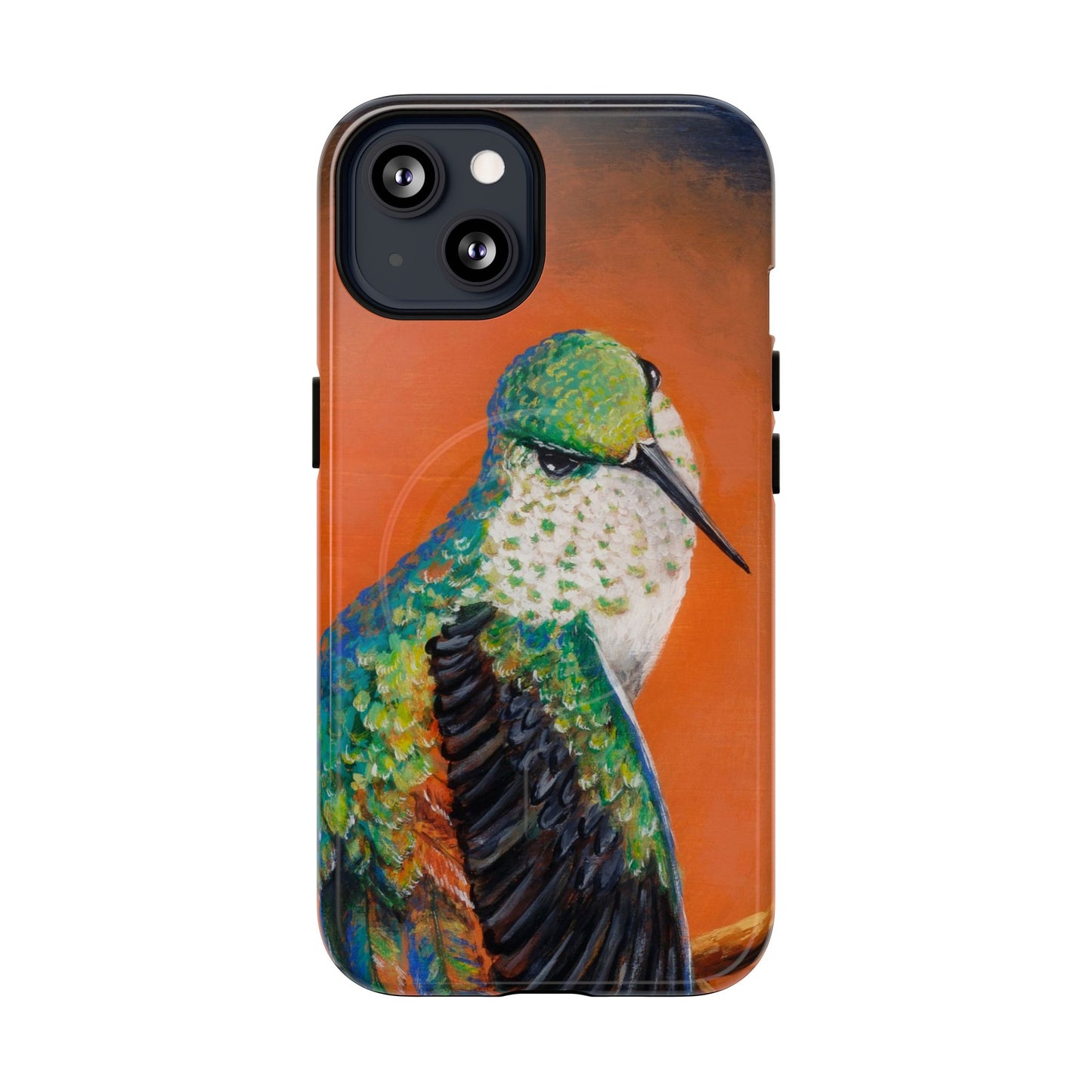 "Hummingbird Ballet" Tough Magnetic iPhone Case Multiple Sizes