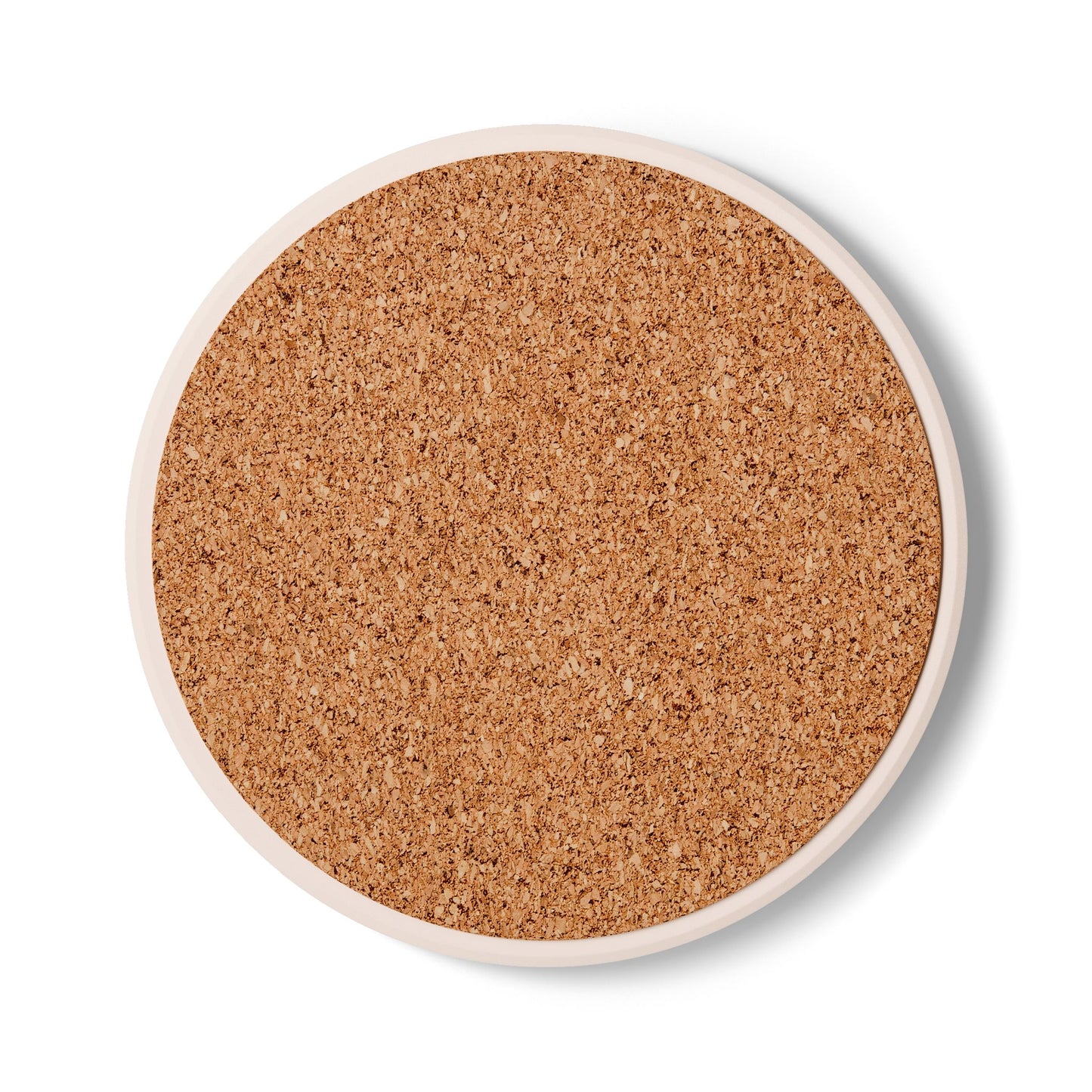 "Continuum" Hummingbird & Lotus Ceramic Coaster — Colorful Boho Drink Mat