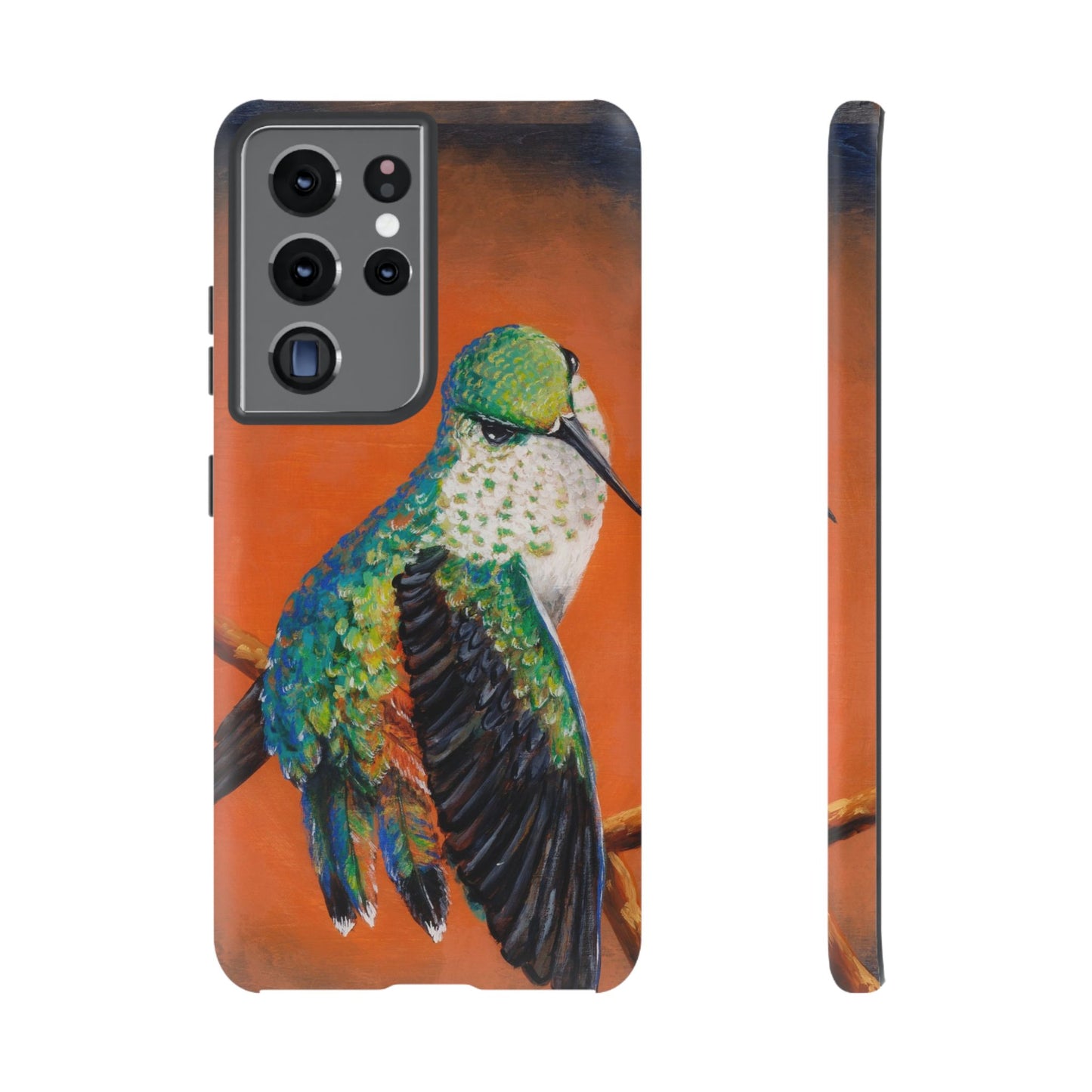 "Hummingbird Ballet" Art Samsung Galaxy Case Multiple Sizes — Colorful Protective Tough Case