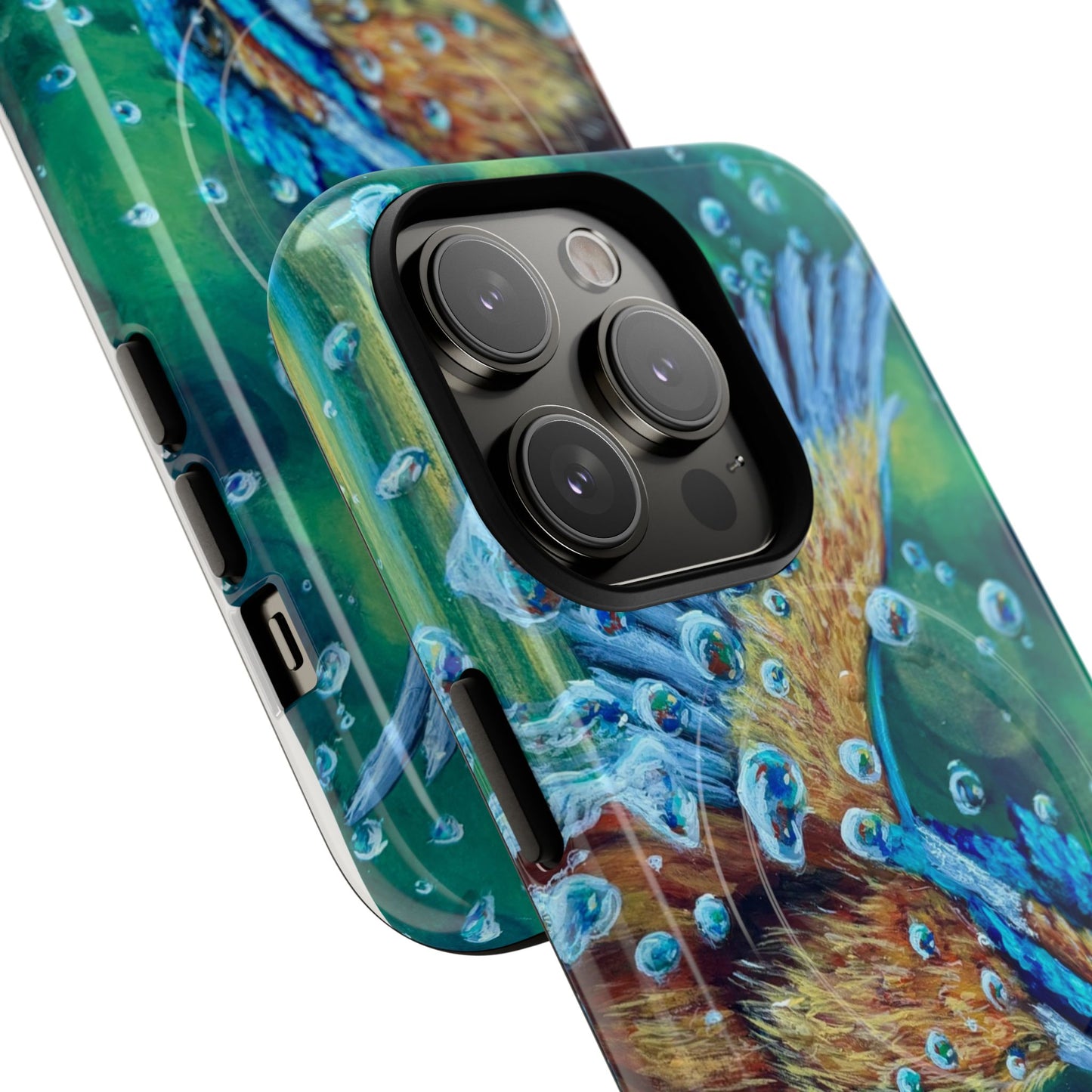 "Falling Up" Kingfisher iPhone Case Multiple Sizes — Tough Magnetic Protective iPhone Cover