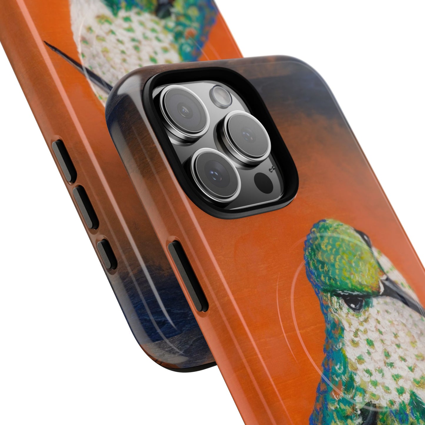 "Hummingbird Ballet" Tough Magnetic iPhone Case Multiple Sizes