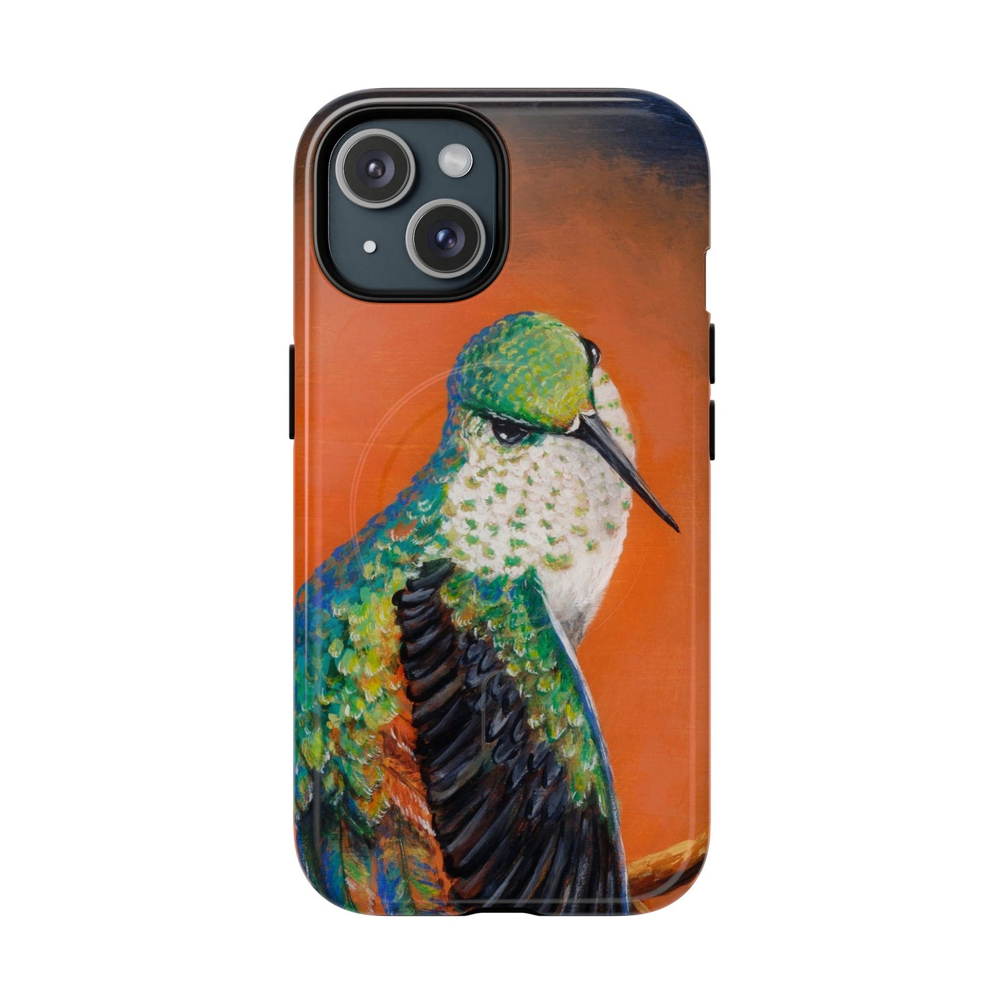 "Hummingbird Ballet" Tough Magnetic iPhone Case Multiple Sizes
