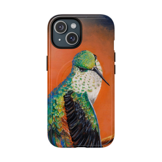 "Hummingbird Ballet" Tough Magnetic iPhone Case Multiple Sizes