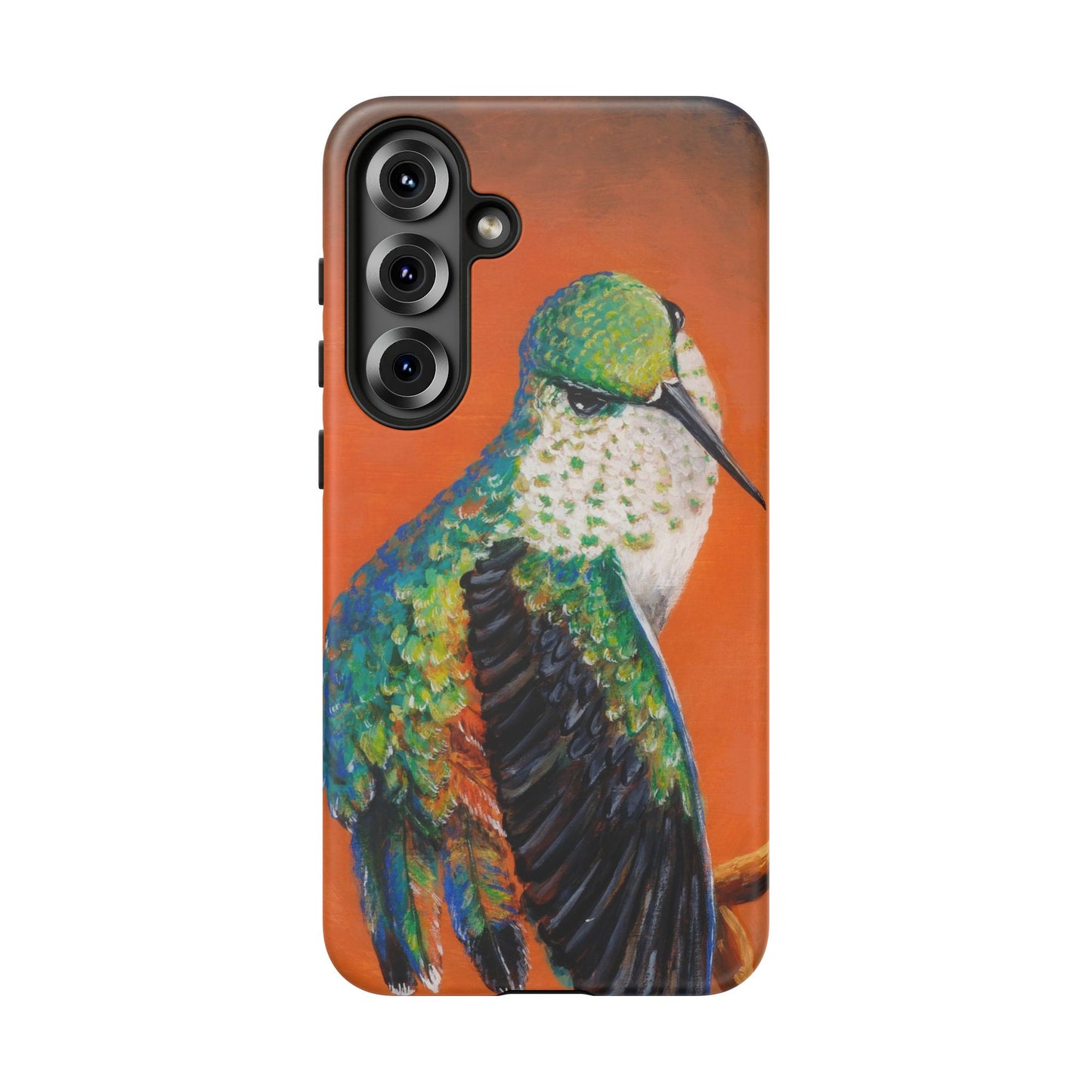 "Hummingbird Ballet" Art Samsung Galaxy Case Multiple Sizes — Colorful Protective Tough Case