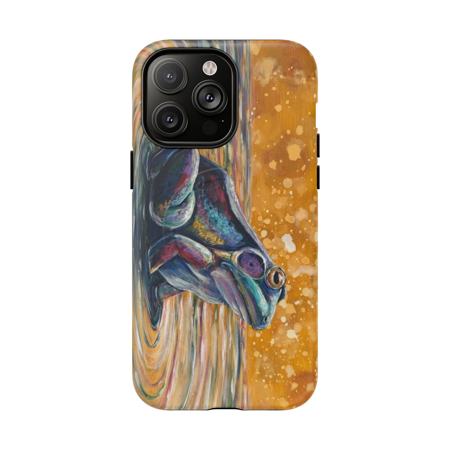 "Make a Ripple" iPhone Case - Colorful Frog Art Magnetic Tough Case