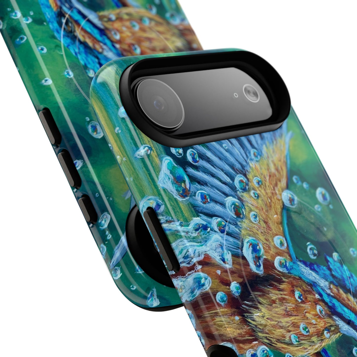 "Falling Up" Kingfisher iPhone Case Multiple Sizes — Tough Magnetic Protective iPhone Cover