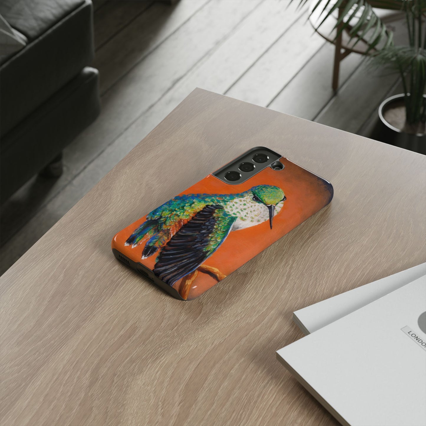 "Hummingbird Ballet" Art Samsung Galaxy Case Multiple Sizes — Colorful Protective Tough Case