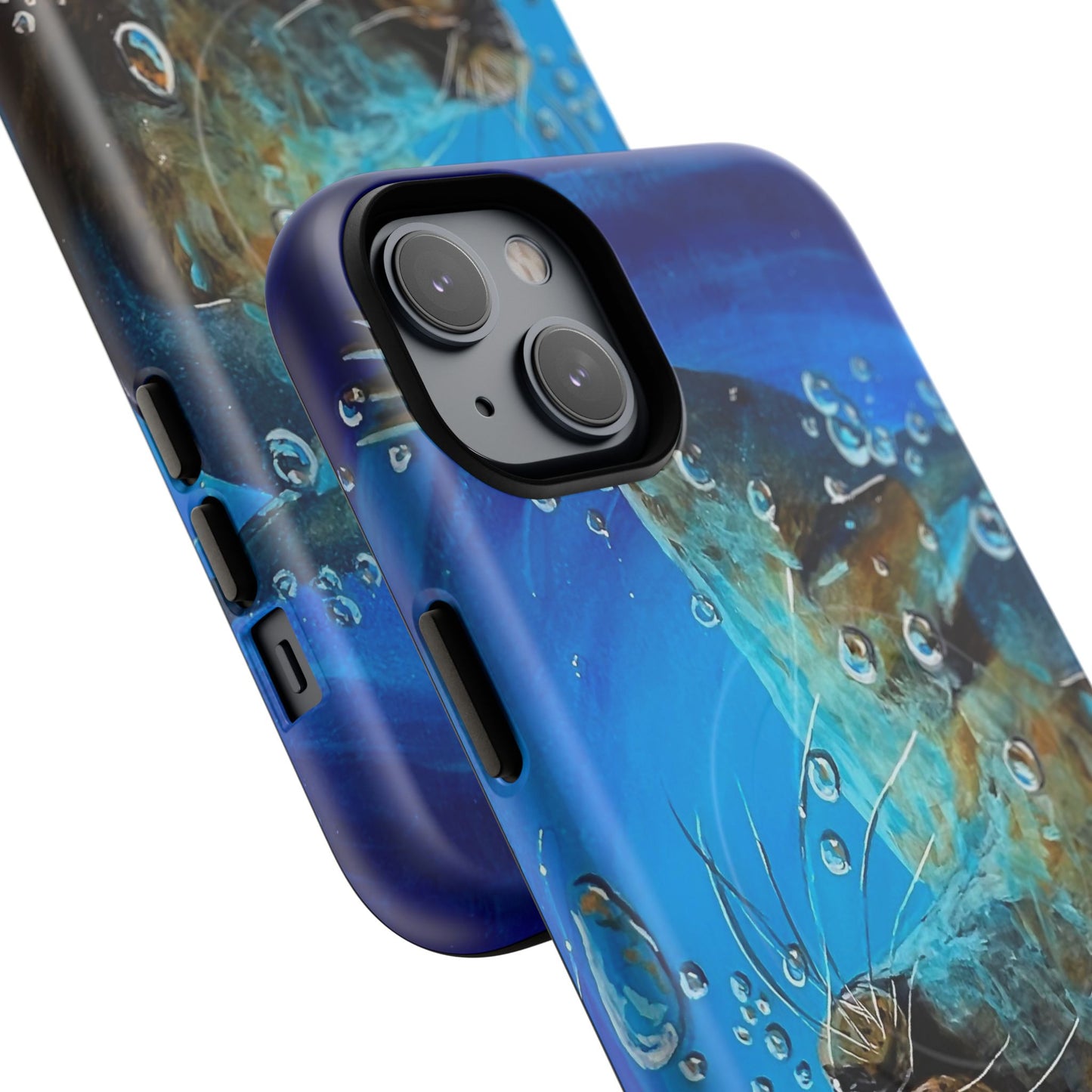 "Arthur" Sea Lion with Bubbles Tough Magnetic iPhone Case — Many sizes