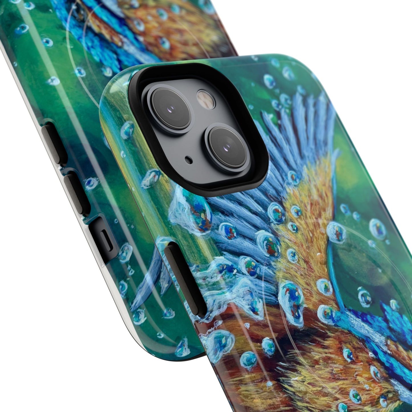 "Falling Up" Kingfisher iPhone Case Multiple Sizes — Tough Magnetic Protective iPhone Cover