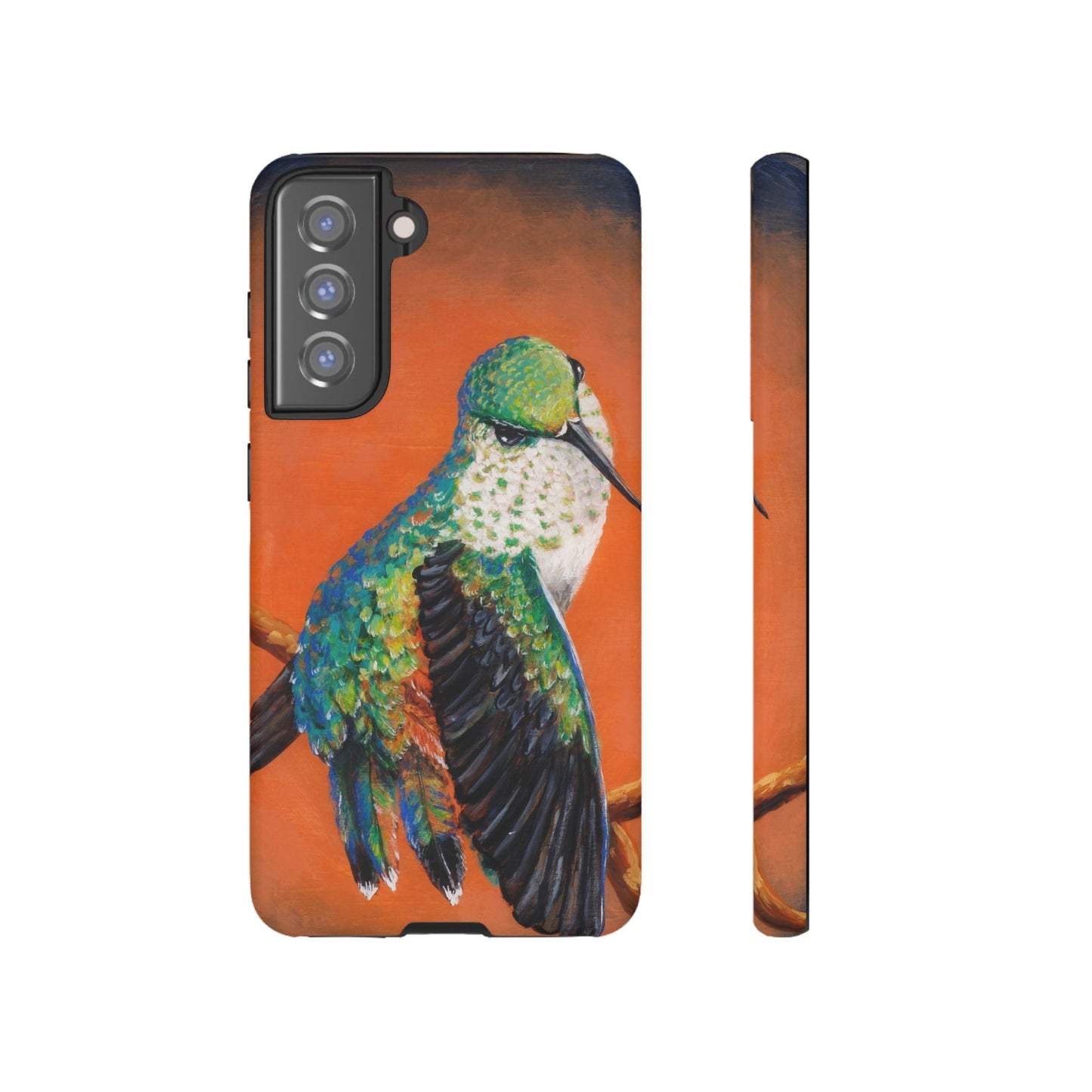 "Hummingbird Ballet" Art Samsung Galaxy Case Multiple Sizes — Colorful Protective Tough Case