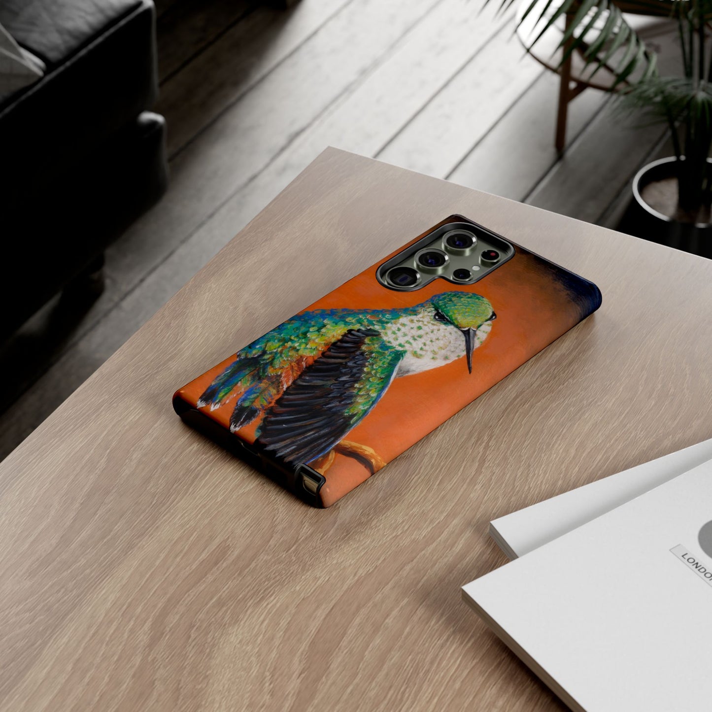 "Hummingbird Ballet" Art Samsung Galaxy Case Multiple Sizes — Colorful Protective Tough Case
