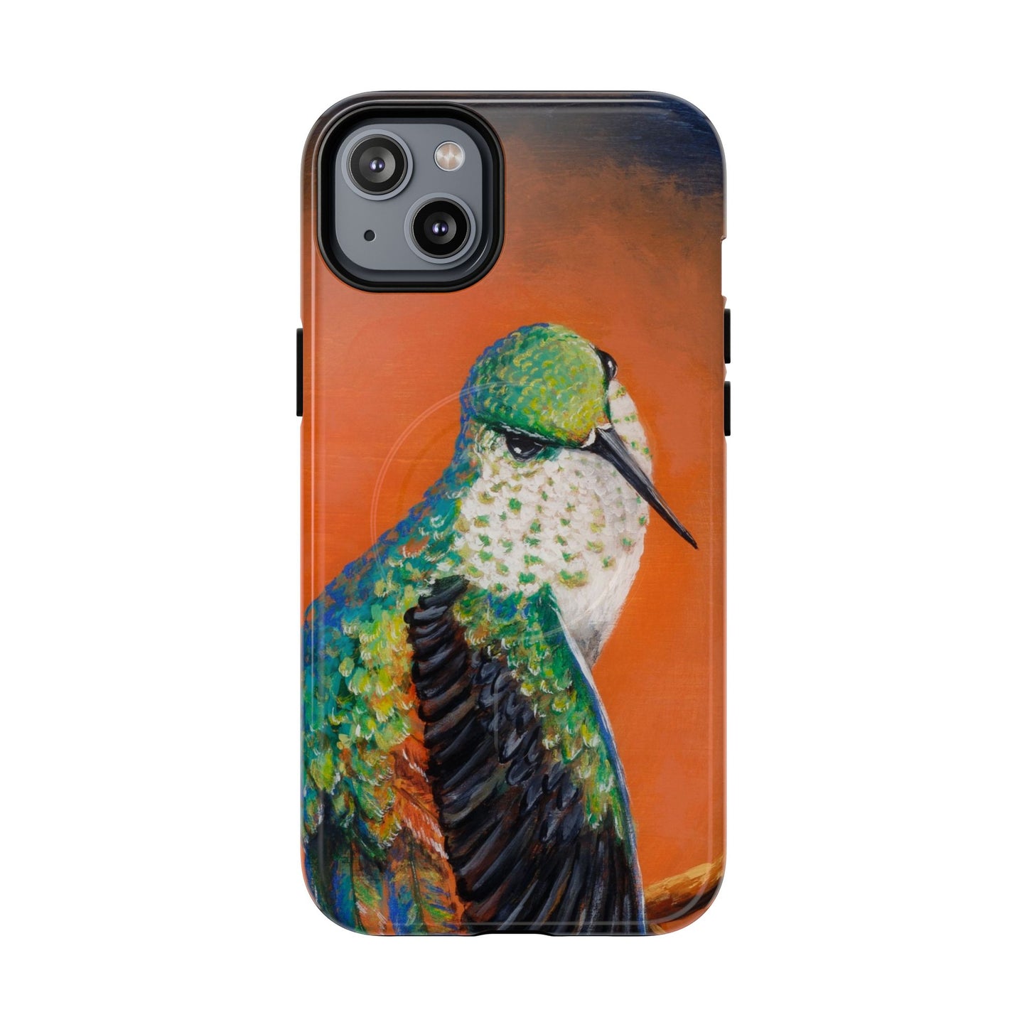 "Hummingbird Ballet" Tough Magnetic iPhone Case Multiple Sizes