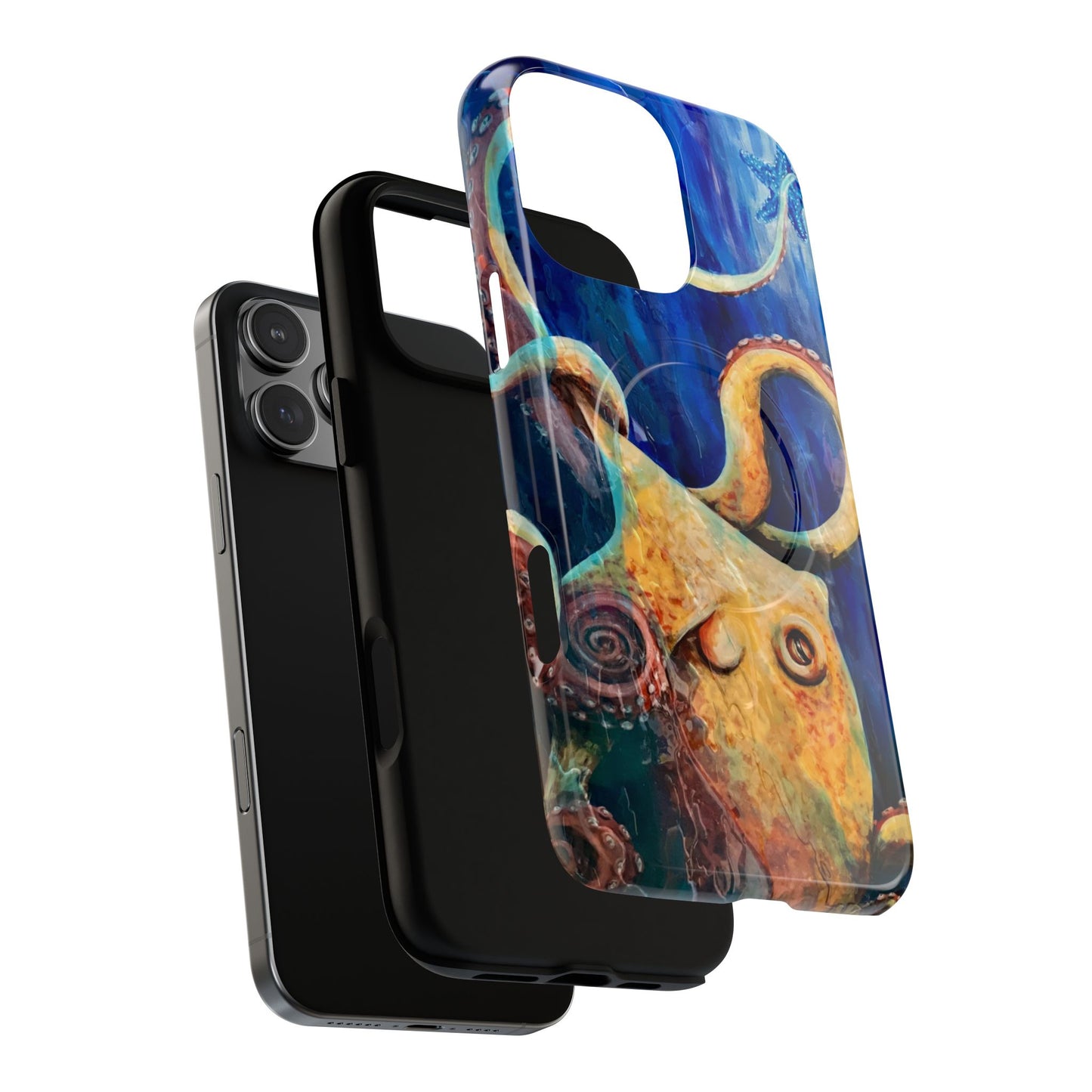 "Starcatcher" Octopus Tough Magnetic iPhone Cases