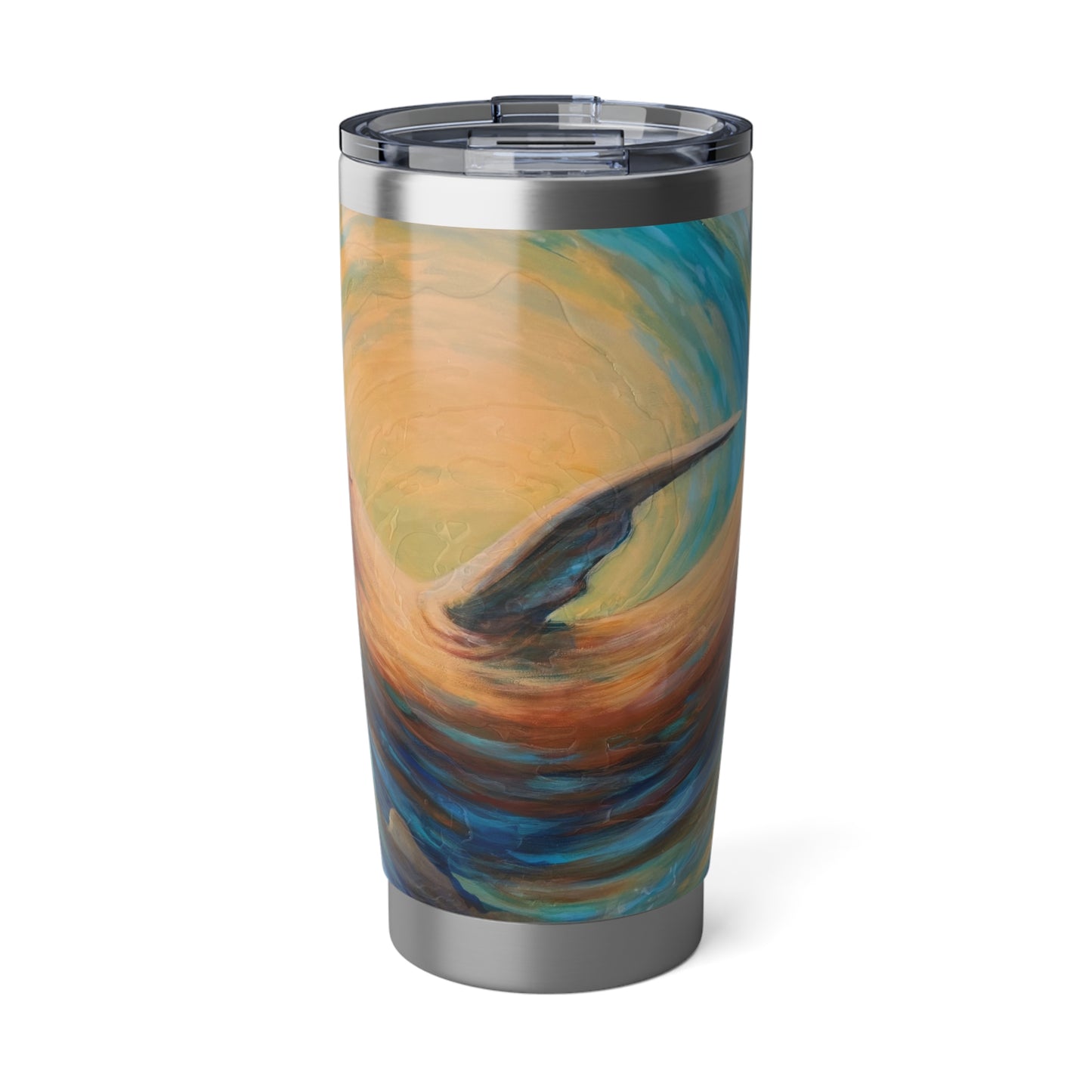 "Through Gilded Tides" Sea Lion Swirl Vagabond 20oz Tumbler
